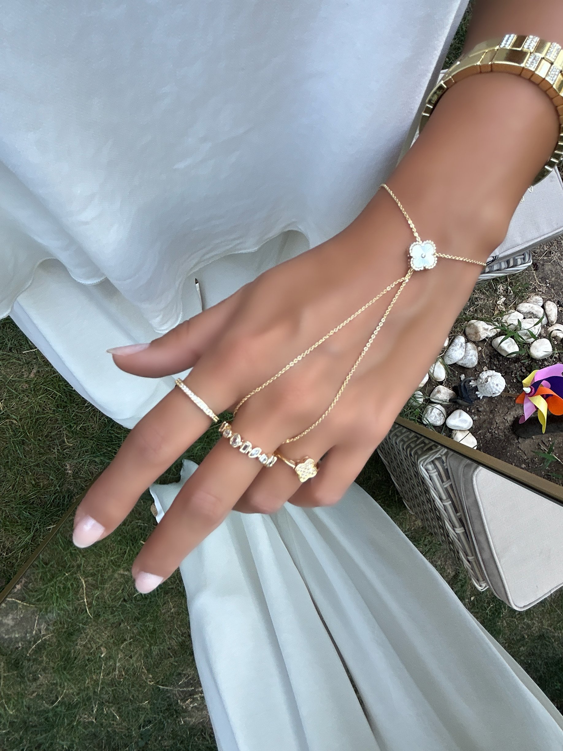 Vip Özel Seri 14K Üçlü Yüzük + Şahmeran Kombin