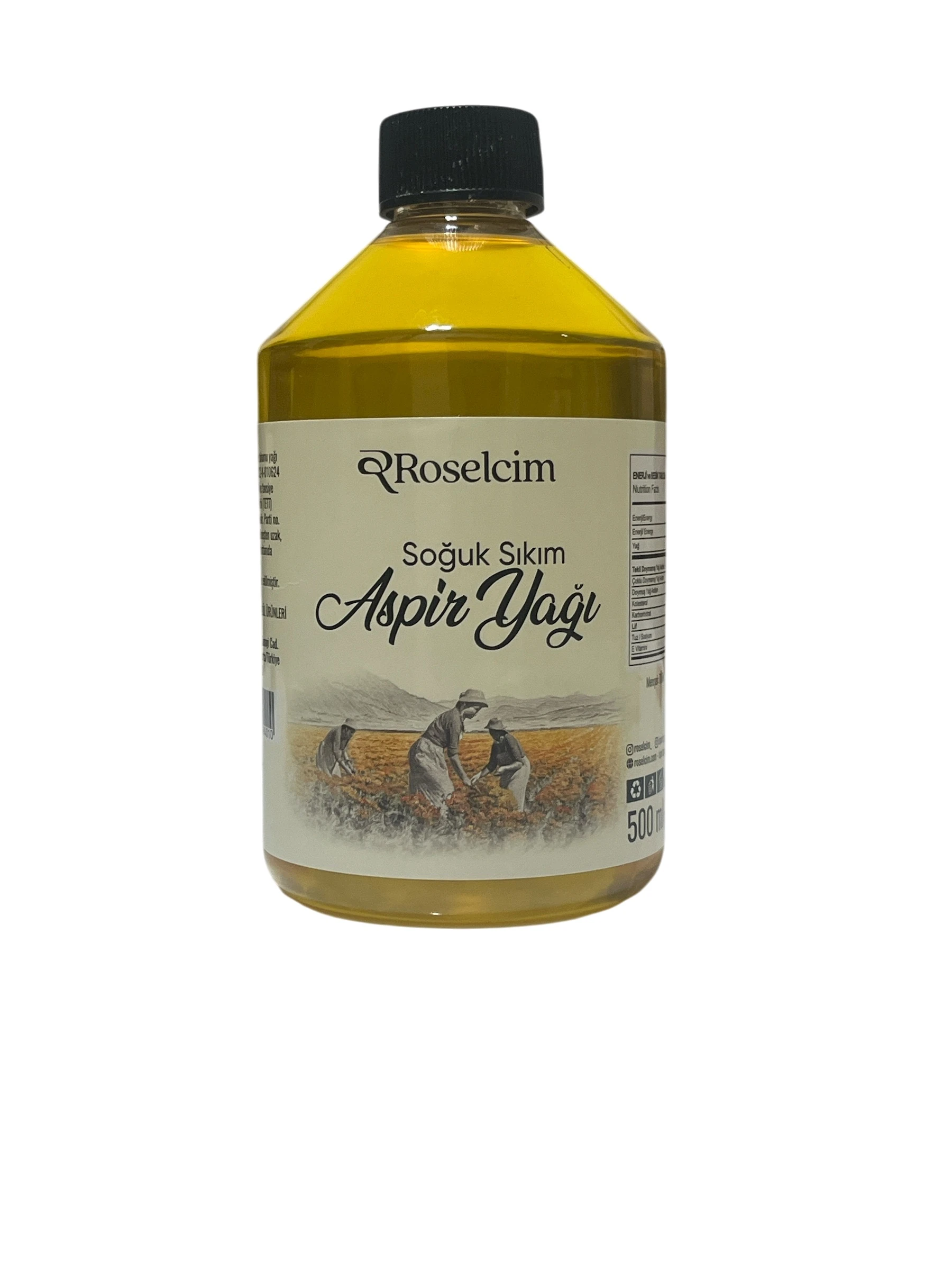 Aspir Yağı (Soğuk Sıkım) 500ml