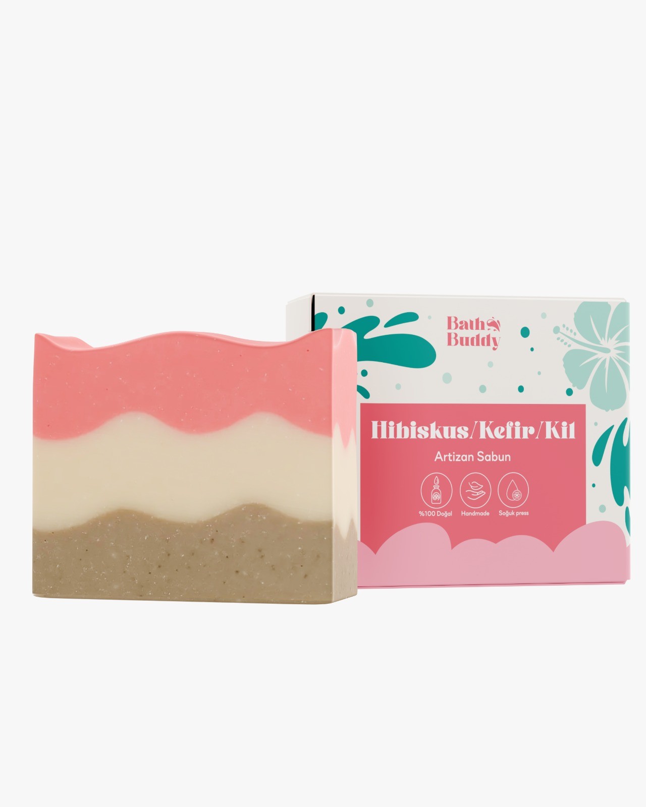 Hibiskus Kefir Kil Artizan Sabun