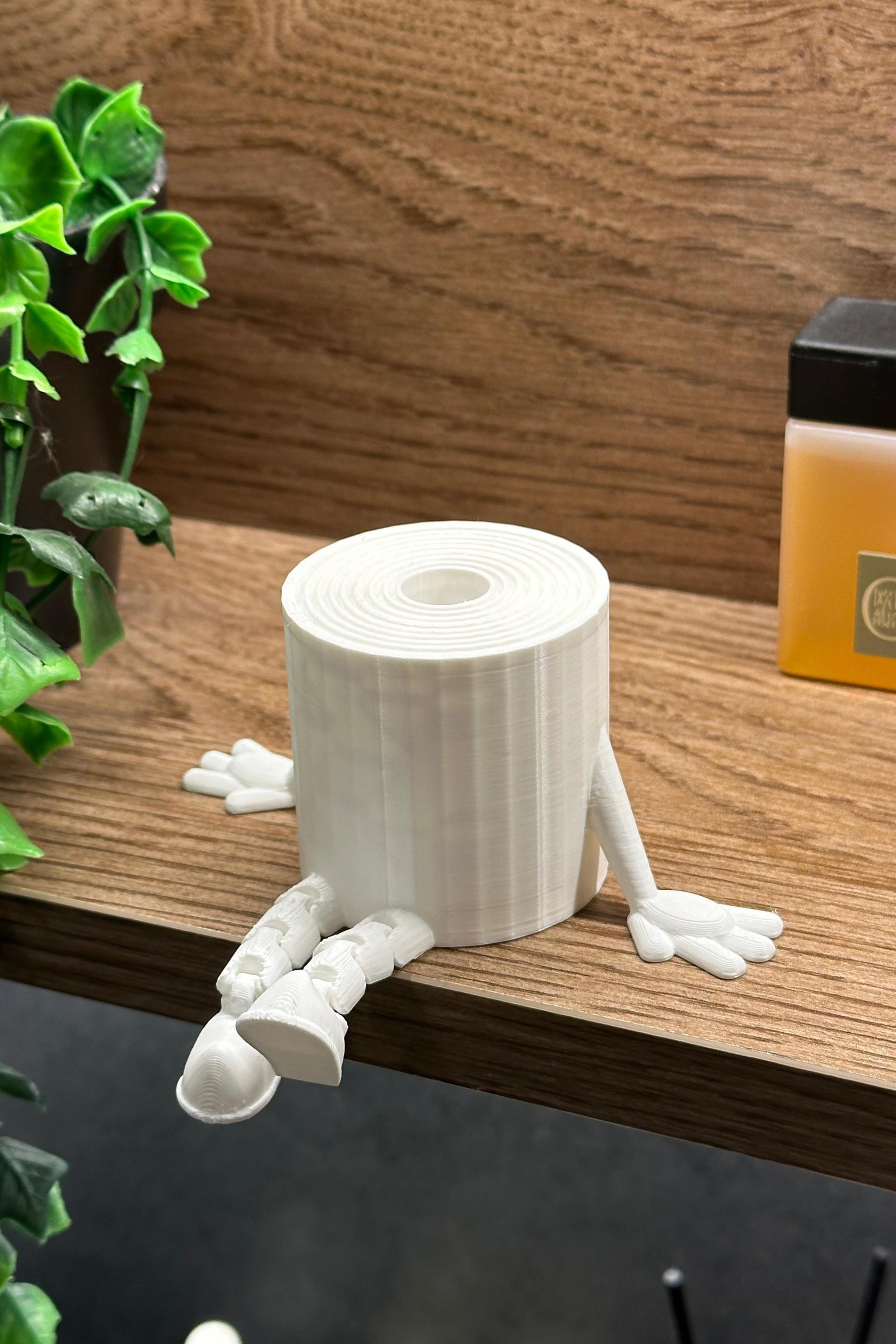 Sevimli Banyo Köşesi - Ayaklı Banyo Seti - Klozet - Tuvalet Kağıdı - Gülen Kaka - Çöp Kovası - WCKagidi