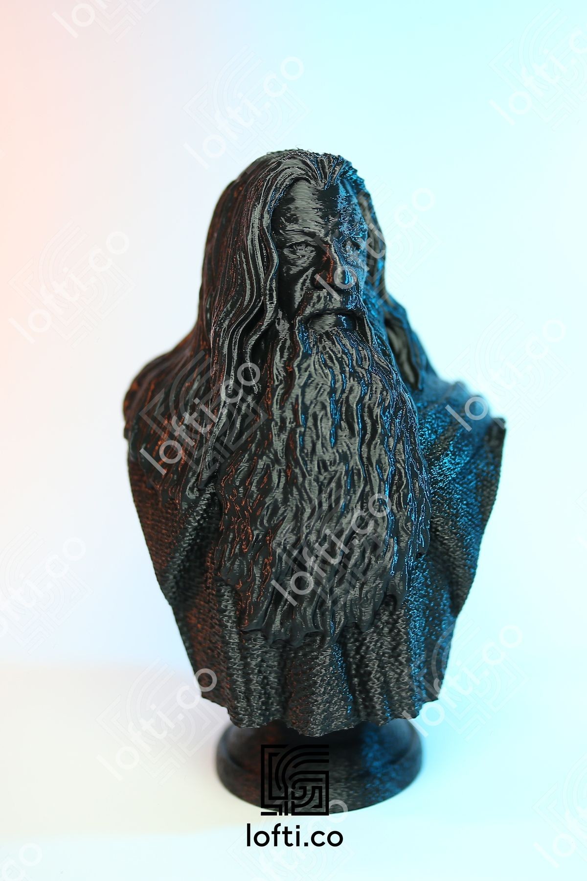 Gandalf Büst Figür - Gandalf Siyah 15 cm Yüzüklerin Efendisi Heykel