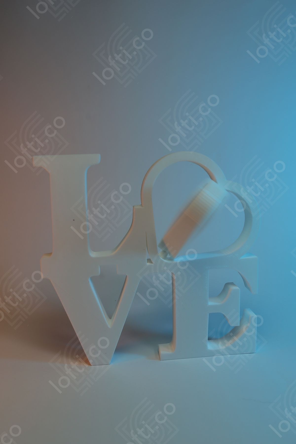 Love Temalı Dekoratif Obje - Sevgililer Günü Hediyesi Biblo