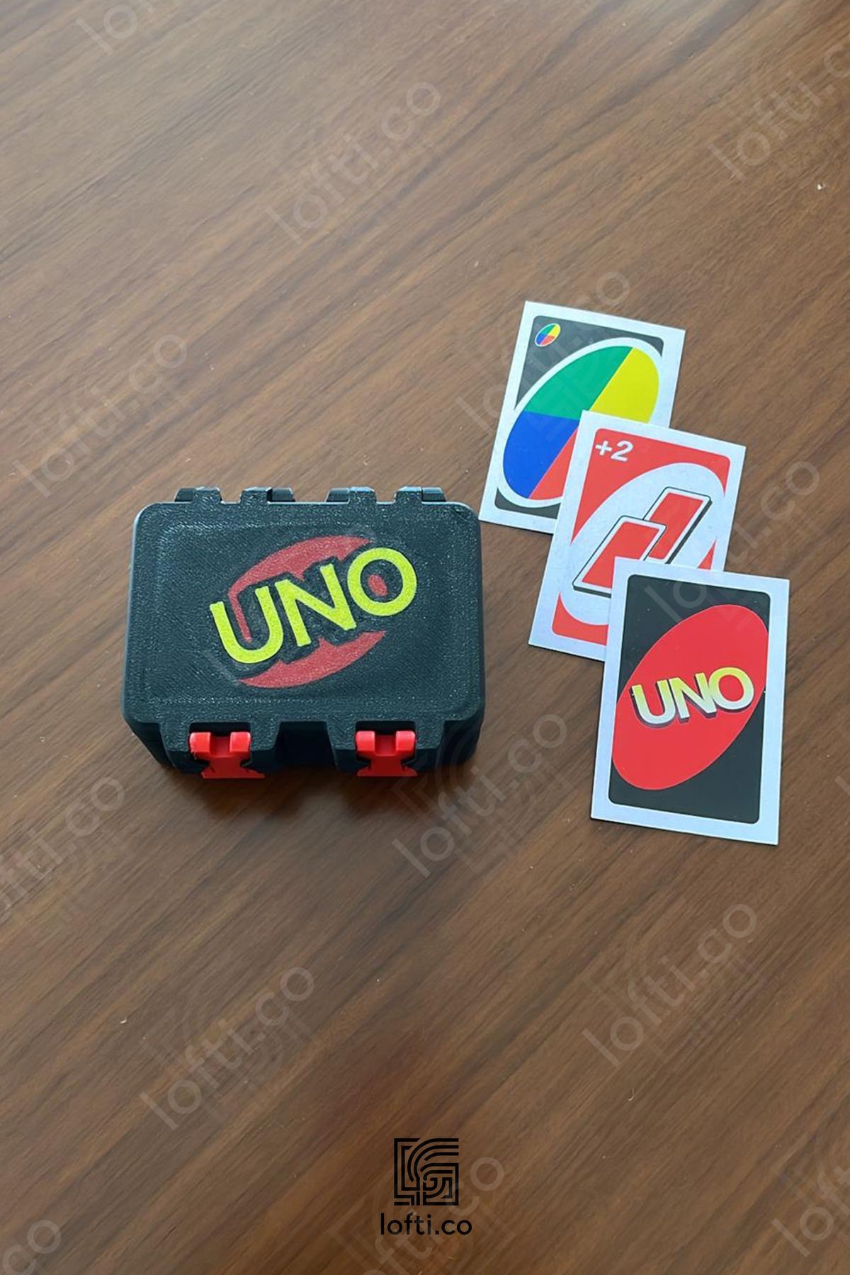Uno Kart Oyunu Saklama Kutusu - Uno Kart Kutusu