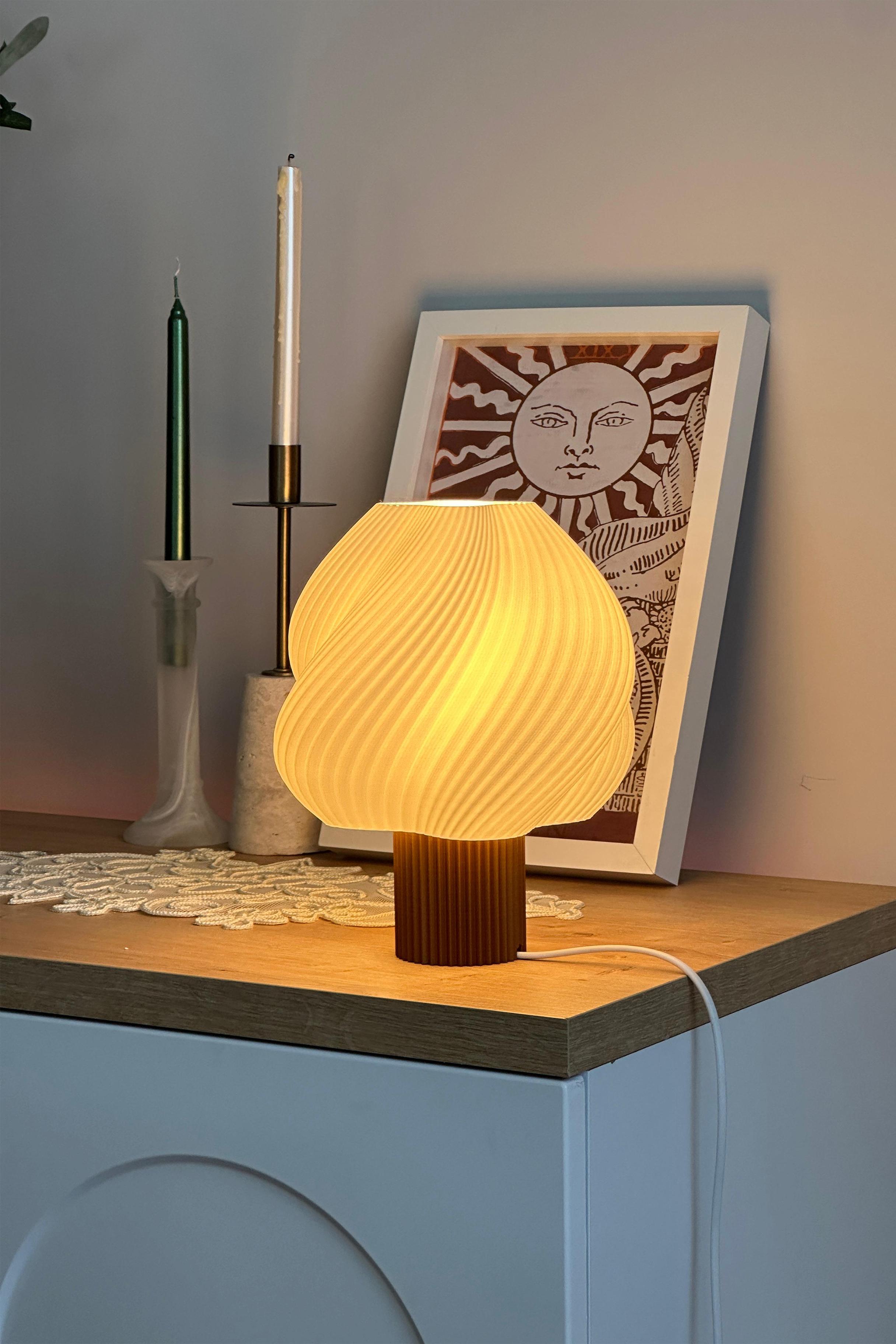 Sopran - Yeni Nesil Pinterest Abajur – İskandinav Tarzda Lamba 25 cm Aydınlatma - Kahverengi