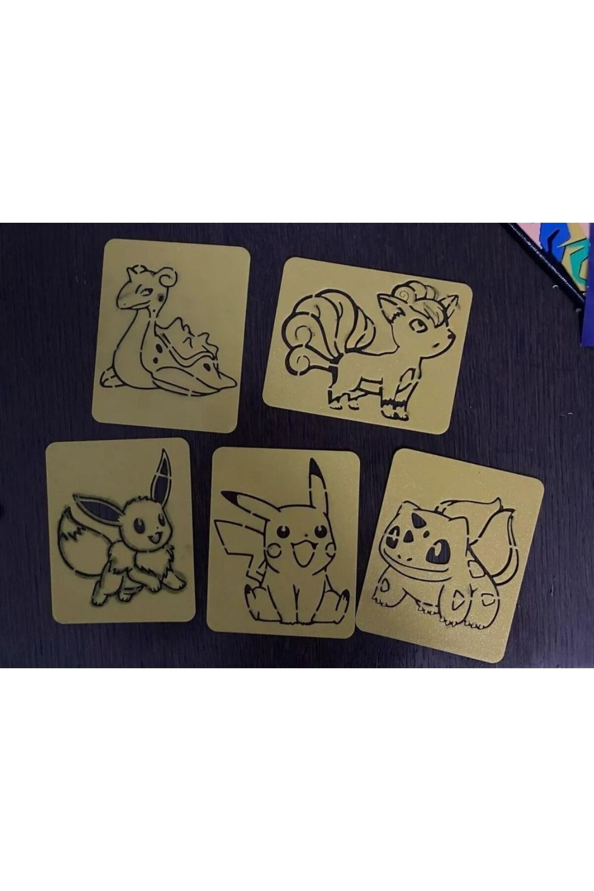 Pokemon Boya Şablonu - Çocuk Gelişim Yardımcı Oyuncak -