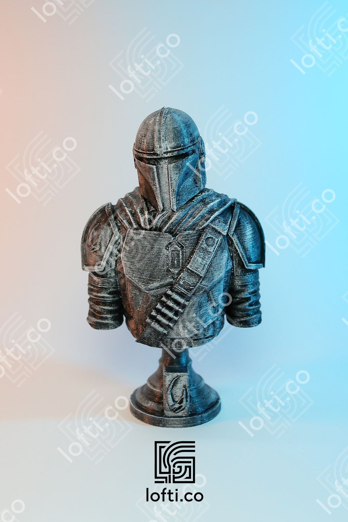 Darth Vader, Master Yoda, Mandalorian Star Wars Figür, Metal Görünümlü Boyalı Plastik Obje 14 cm