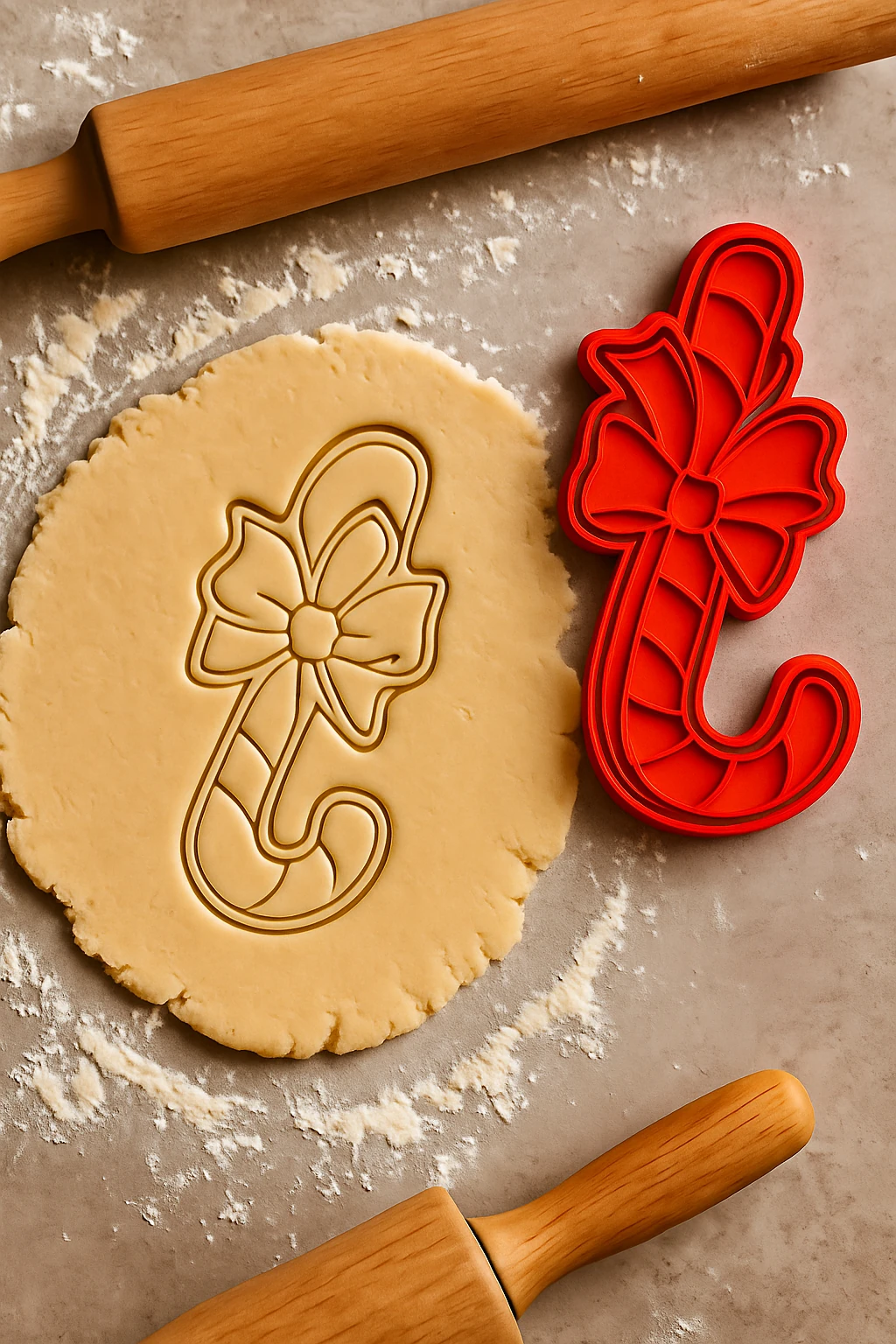 Yılbaşı Temalı Kurabiye Kalıbı Seti – 10 Parça Şekillendirici & Kesici Set 🎅🍪