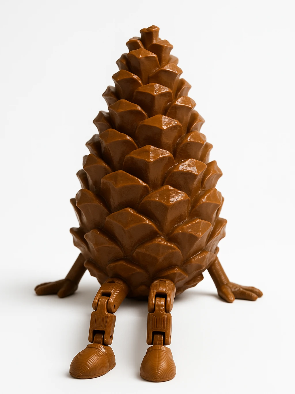 Hareketli Ayaklar 4'lü Yılbaşı Süsleme Seti 2026 - Melek, Yılbaşı Ağacı, Kozalak, Yılbaşı Topu