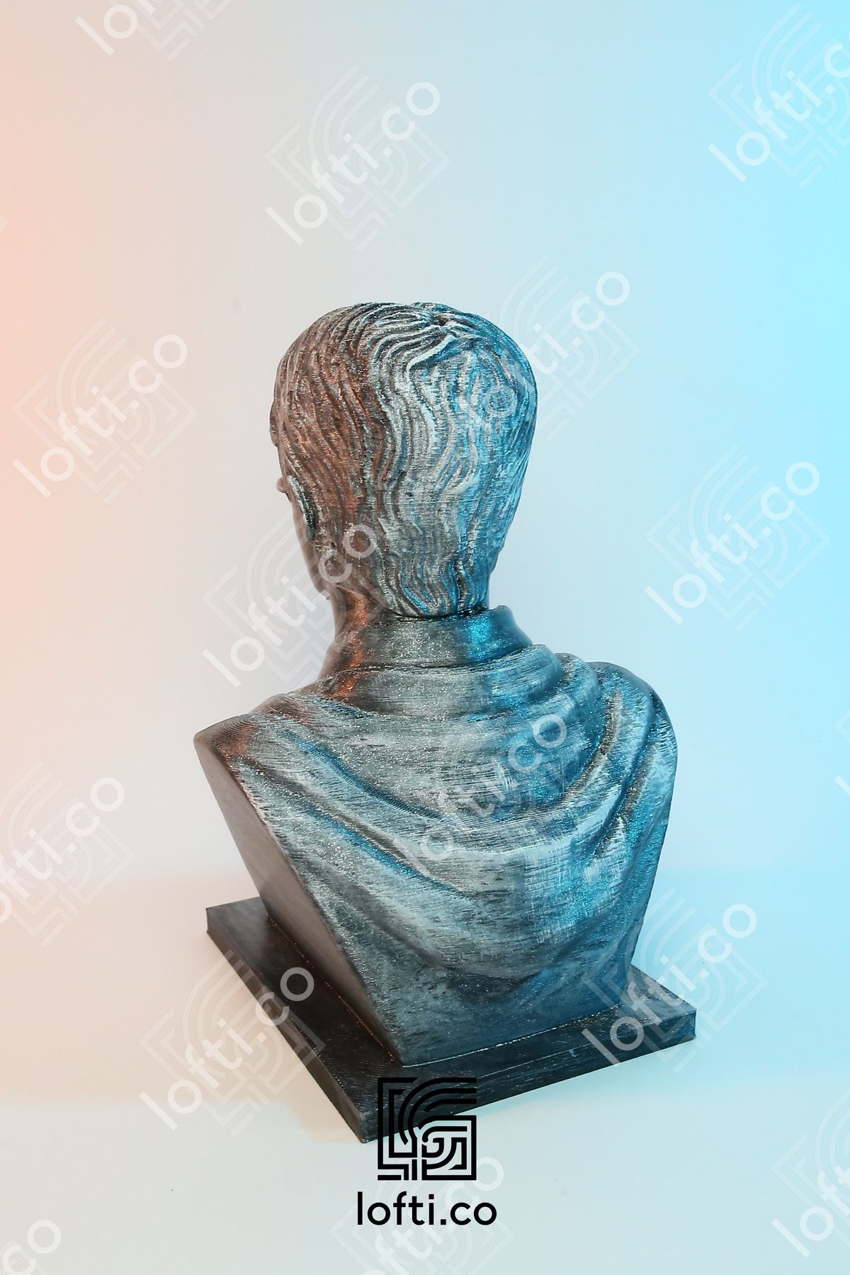 Harry Potter Figür - Harry Potter Büst - Heykel Figür - Metal Görünümlü Boyalı Plastik Obje 14 cm