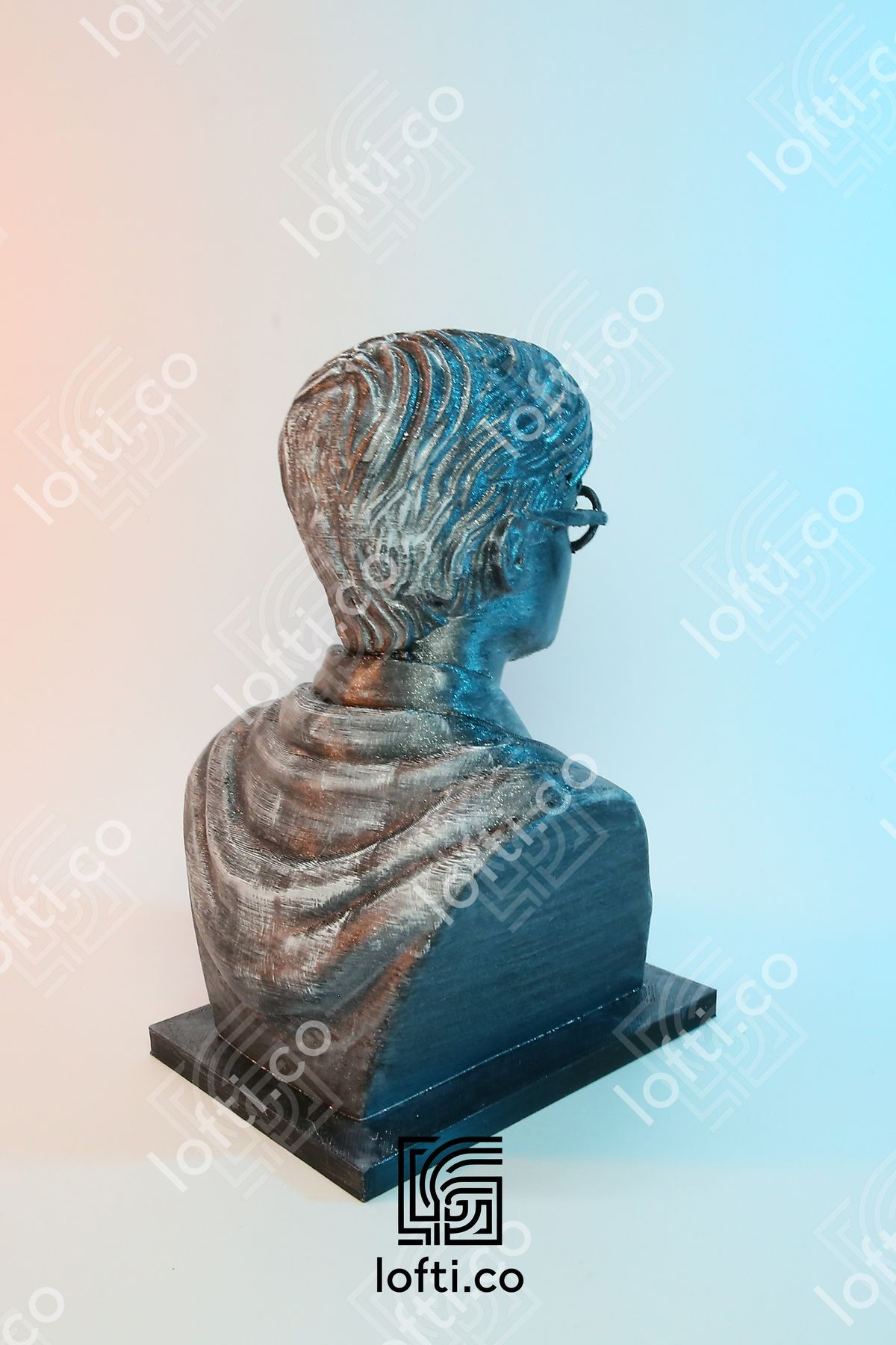 Harry Potter Figür - Harry Potter Büst - Heykel Figür - Metal Görünümlü Boyalı Plastik Obje 14 cm