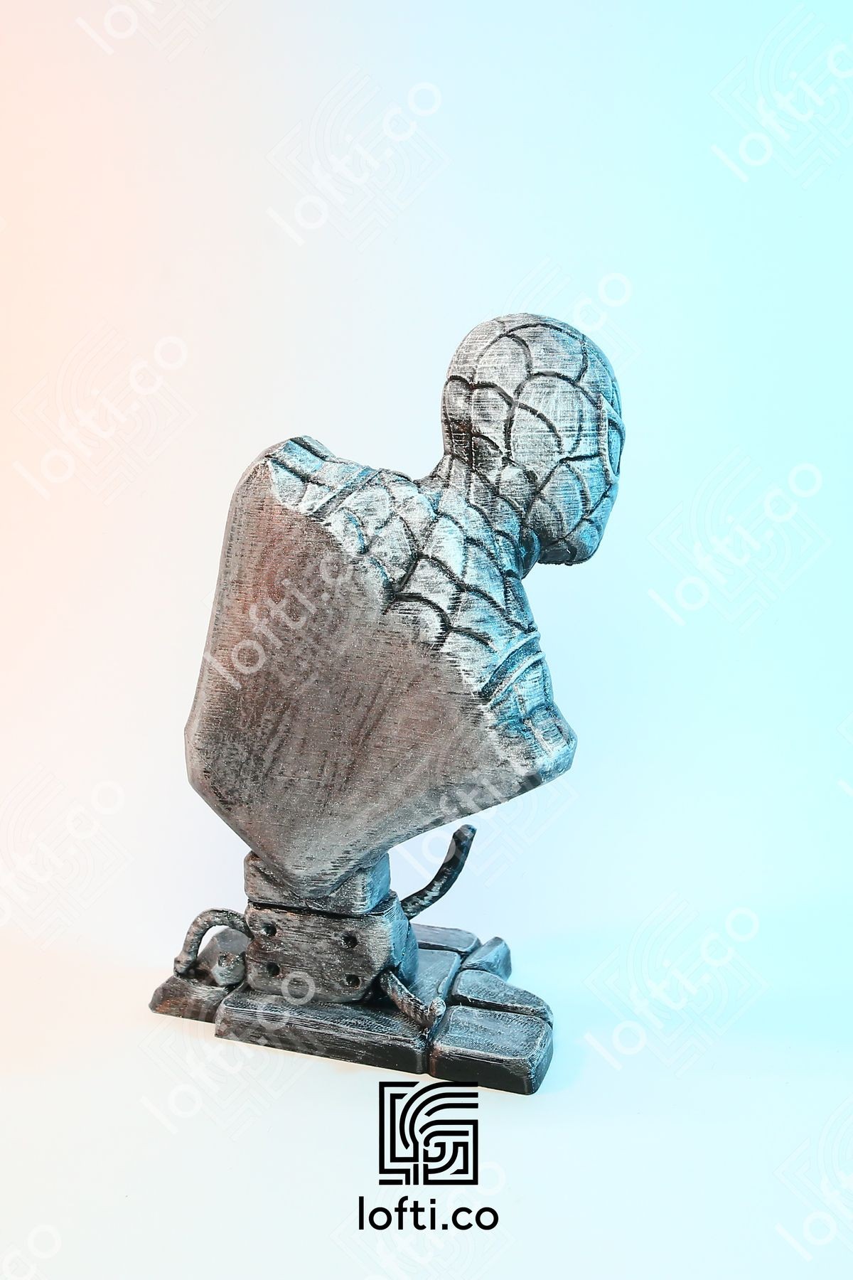 Örümcek Adam Büst - Metalik Örümcek Adam Figürü - 15cm Örümcek Adam Büst