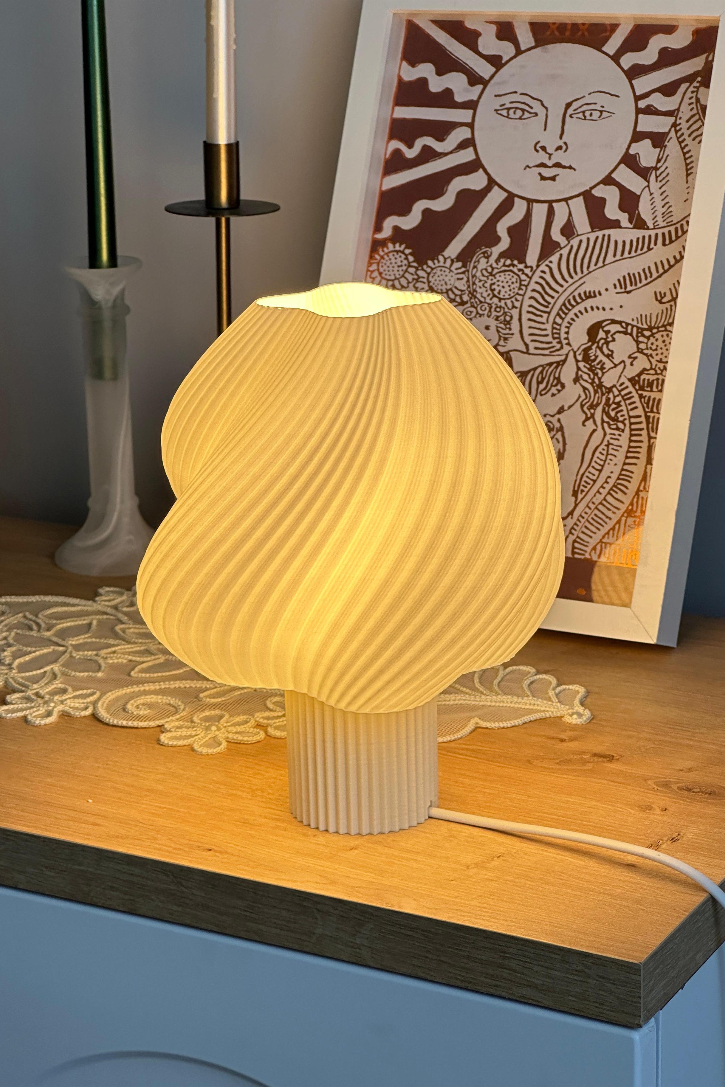Sopran - Yeni Nesil Pinterest Abajur – İskandinav Tarzda Lamba 25 cm Aydınlatma - Krem