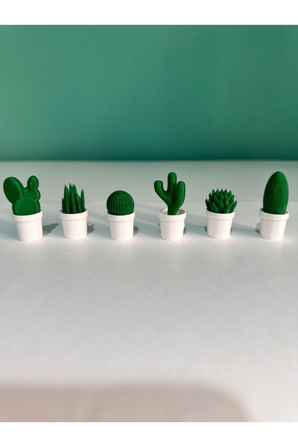 Kaktüs Magnet 6’lı - Buzdolabı Magnet Seti - Kaktüs Buzdolabı Süsü