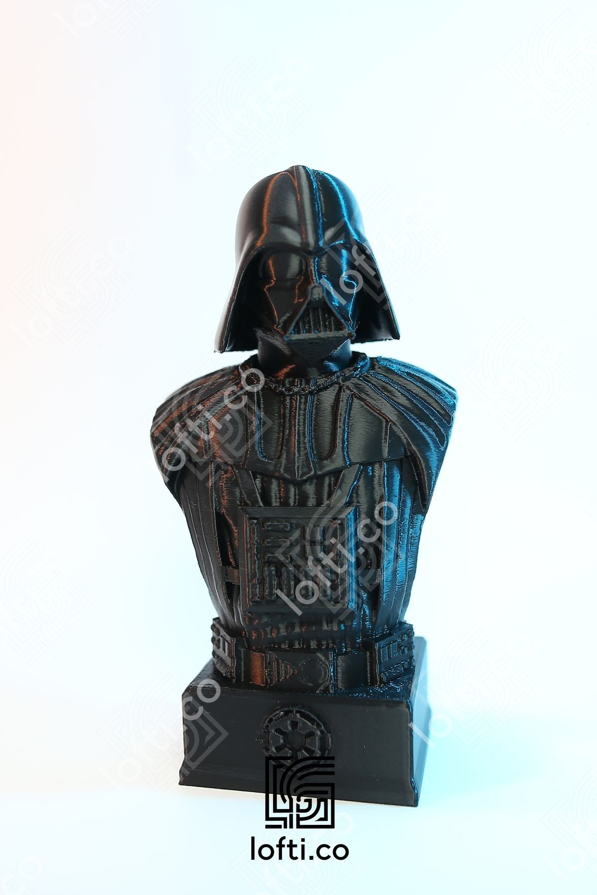 DarthVader Büst - DarthVader Star Wars Heykel Figür - Siyah Plastik Obje 14 cm