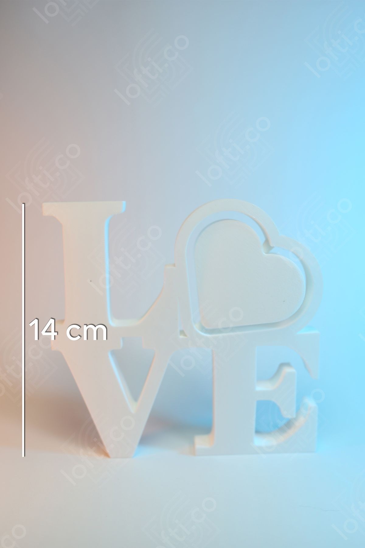 Love Temalı Dekoratif Obje - Sevgililer Günü Hediyesi Biblo