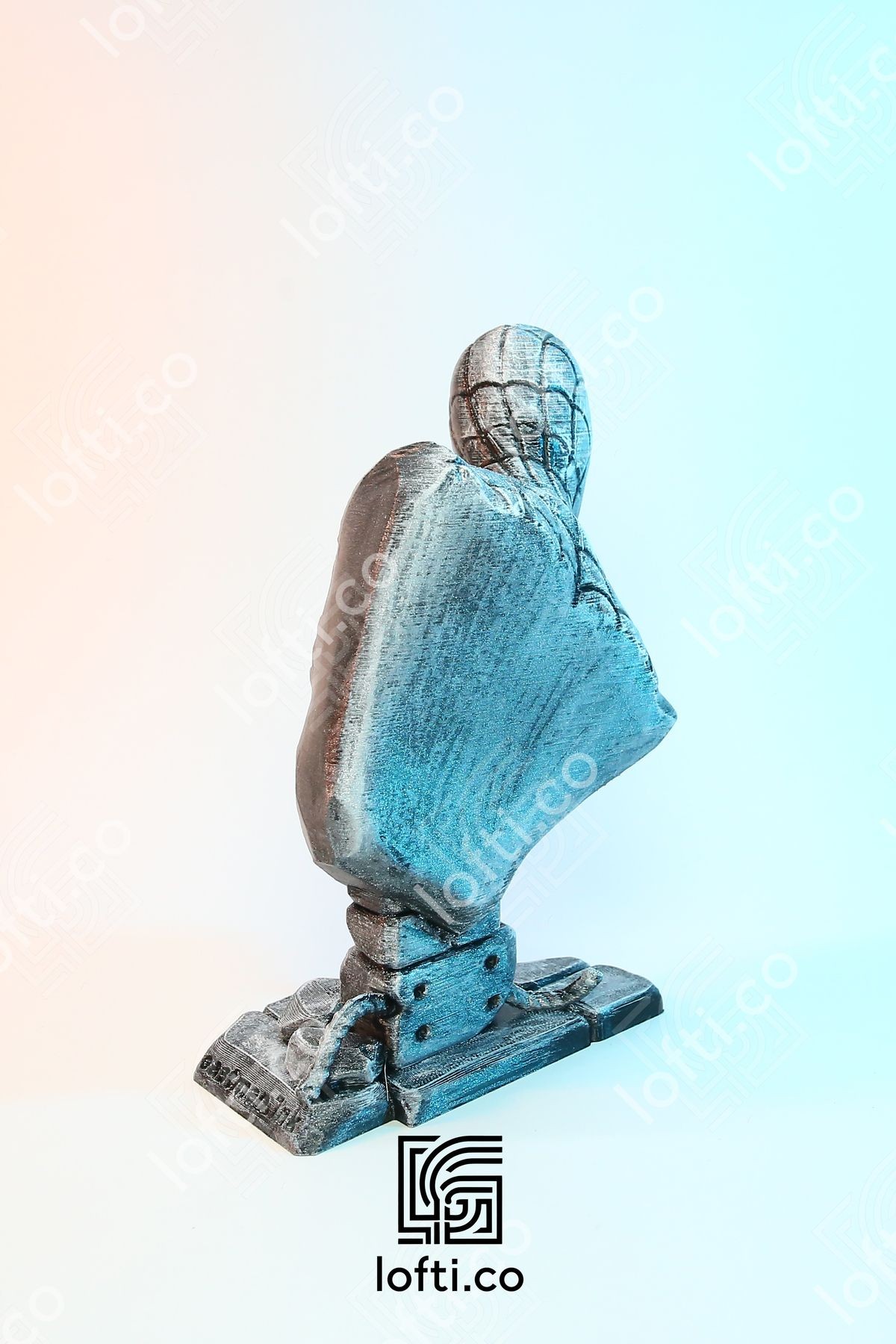 Örümcek Adam Büst - Metalik Örümcek Adam Figürü - 15cm Örümcek Adam Büst