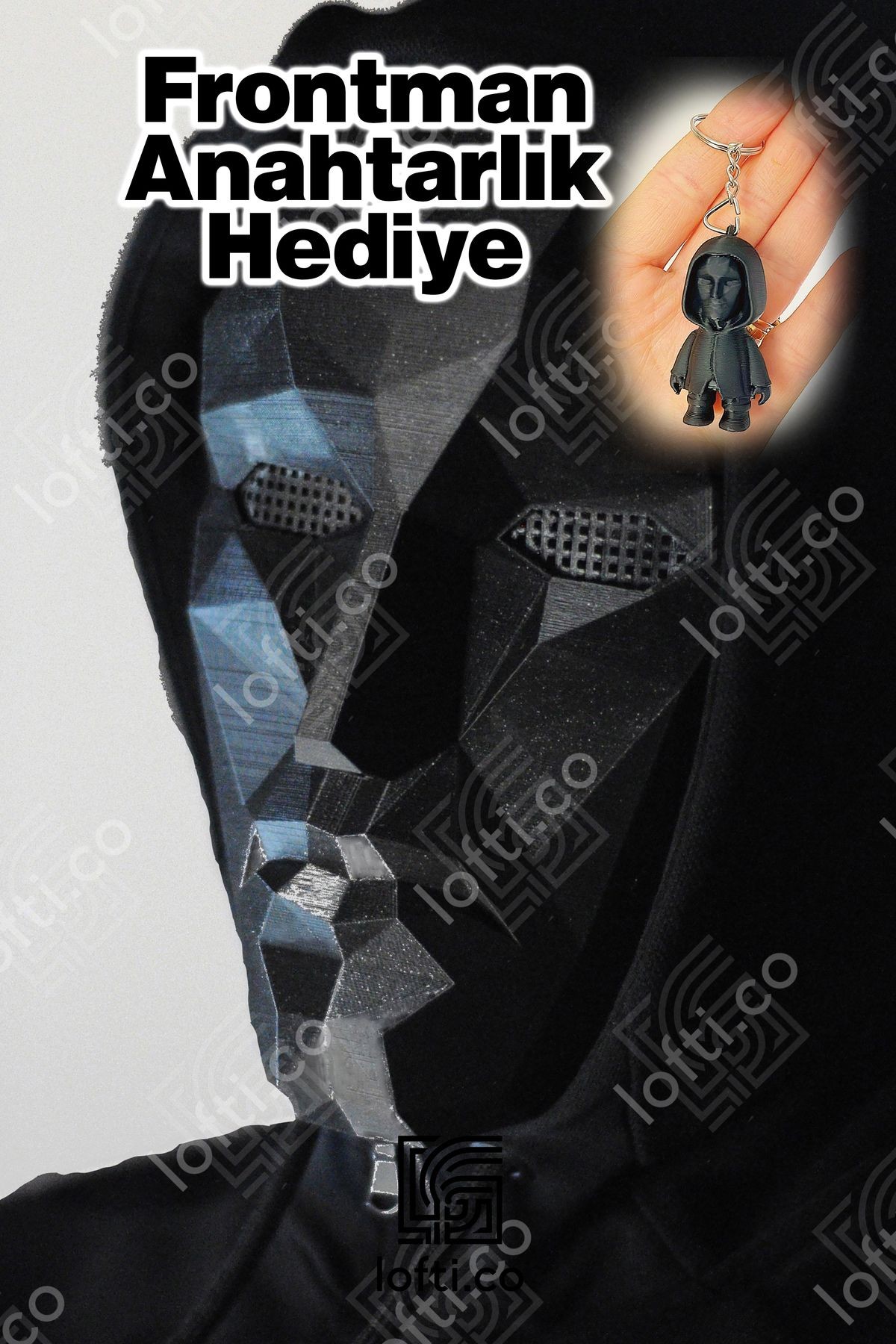 Squid Game Frontman Maskesi - Front Man Maske [lastikli] Gerçek Boyut