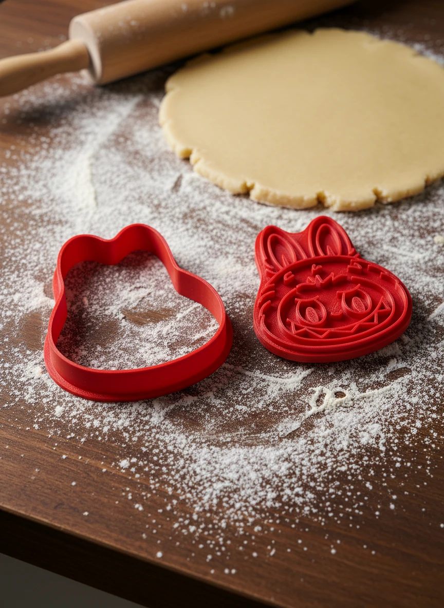 LABUBU Cookie Cutter – 9 cm Sevimli Kurabiye Kalıbı