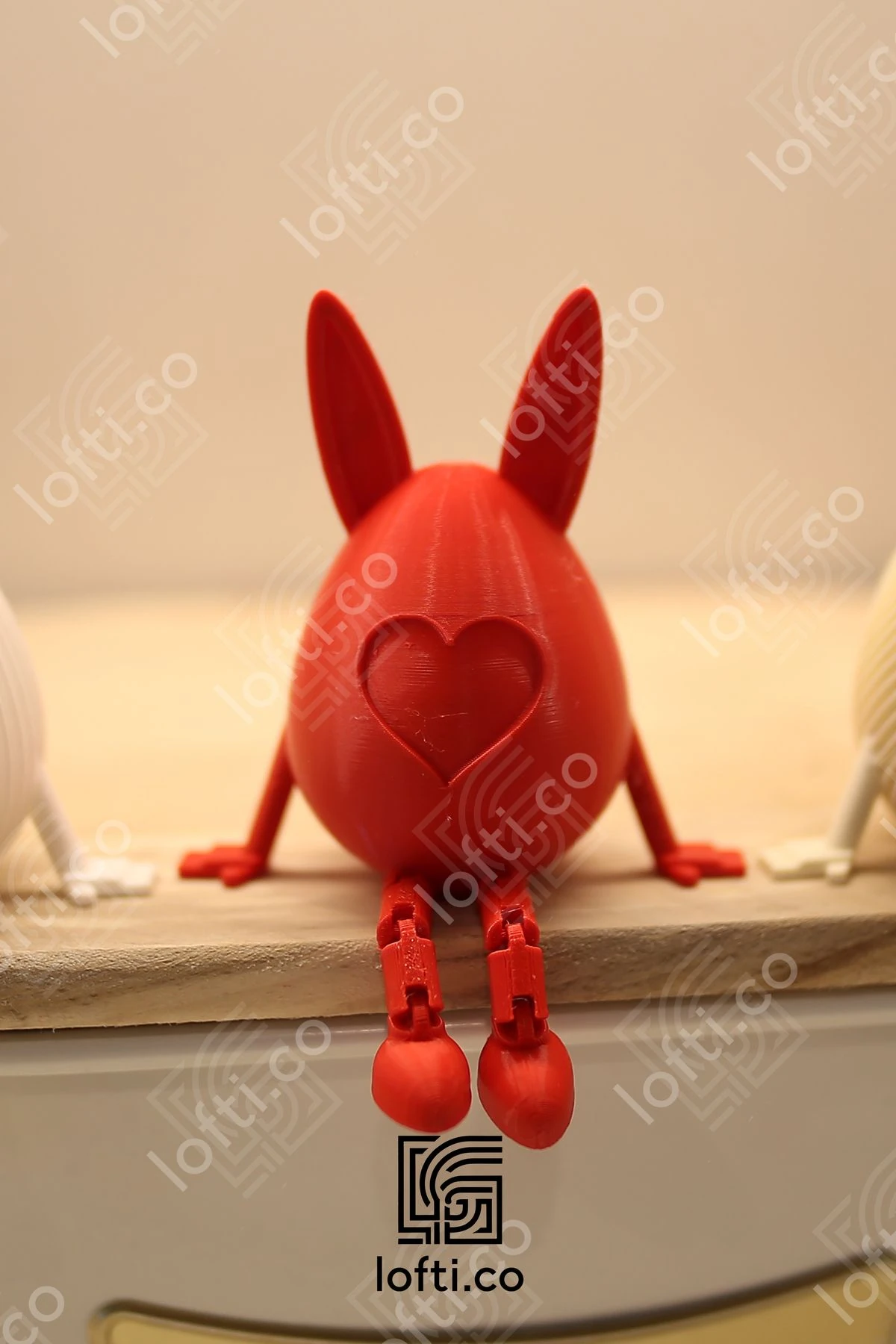 Dekoratif Tavşan Şeklinde Yumurta - Yumurta Biblosu - Mutfak Hediyeliği - Tavşan Kulaklı Yumurta