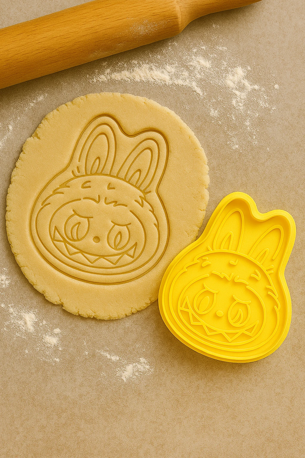 LABUBU Cookie Cutter – 9 cm Sevimli Kurabiye Kalıbı