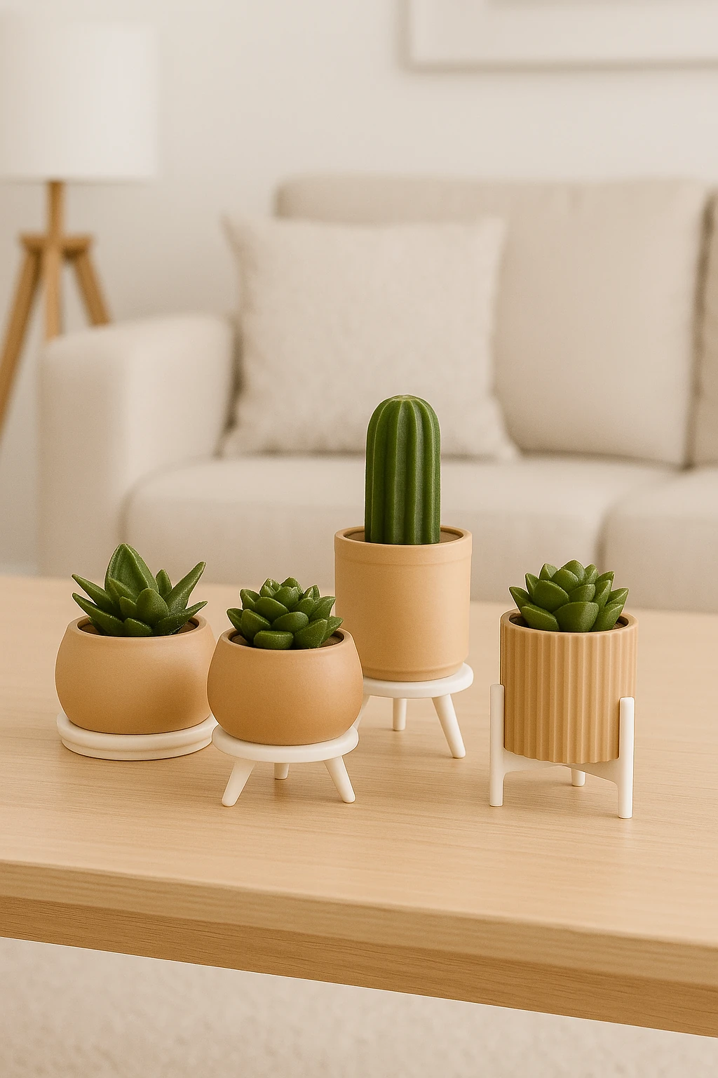 Kahverengi Saksı 4'lü