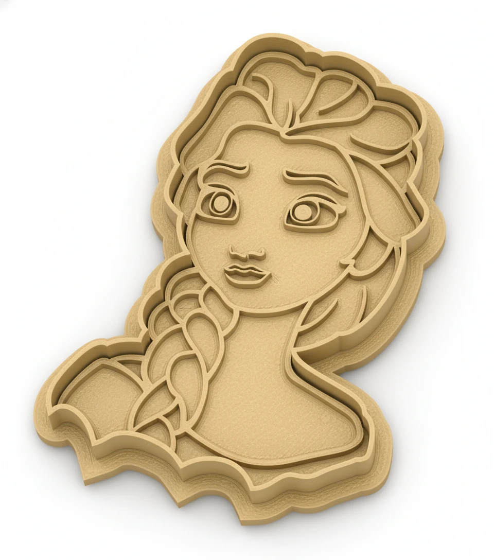 Elsa, Olaf ve Kar Tanesi 3’lü Cookie Hamur Şekillendirici Seti