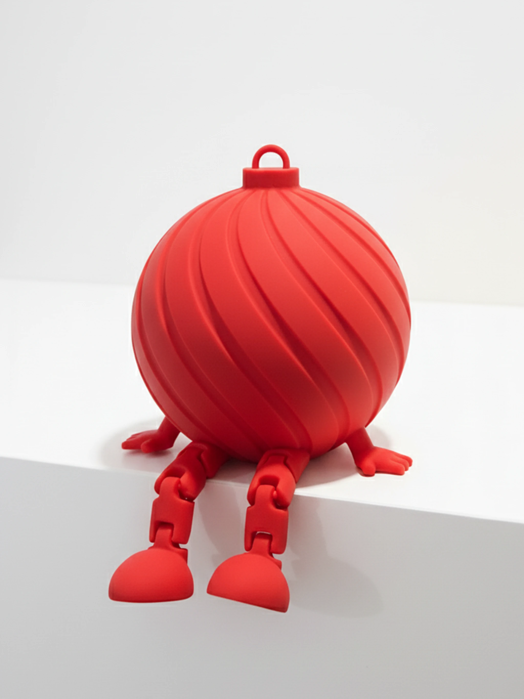 Hareketli Ayaklar 4'lü Yılbaşı Süsleme Seti 2026 - Melek, Yılbaşı Ağacı, Kozalak, Yılbaşı Topu