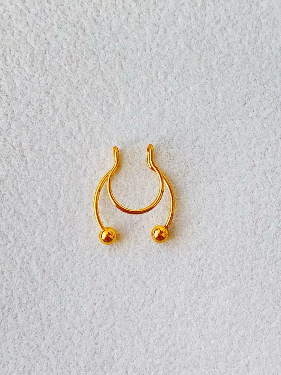 Sıkıştırmalı Septum Piercing | Cerrahi Çelik