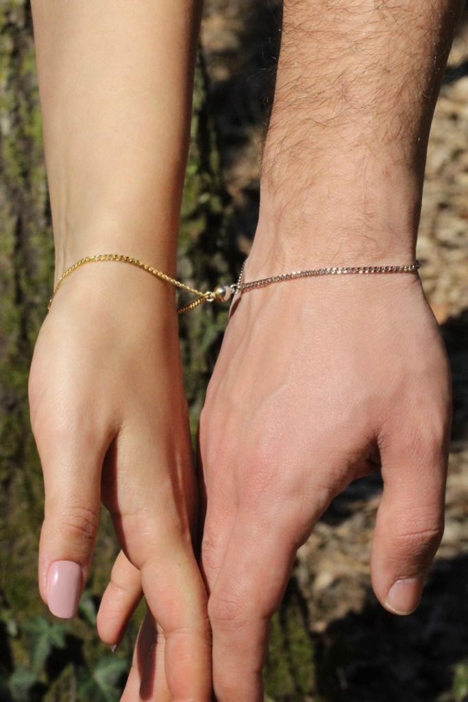 Magnetic Loyalty Couple Bracelet | 925 Silver