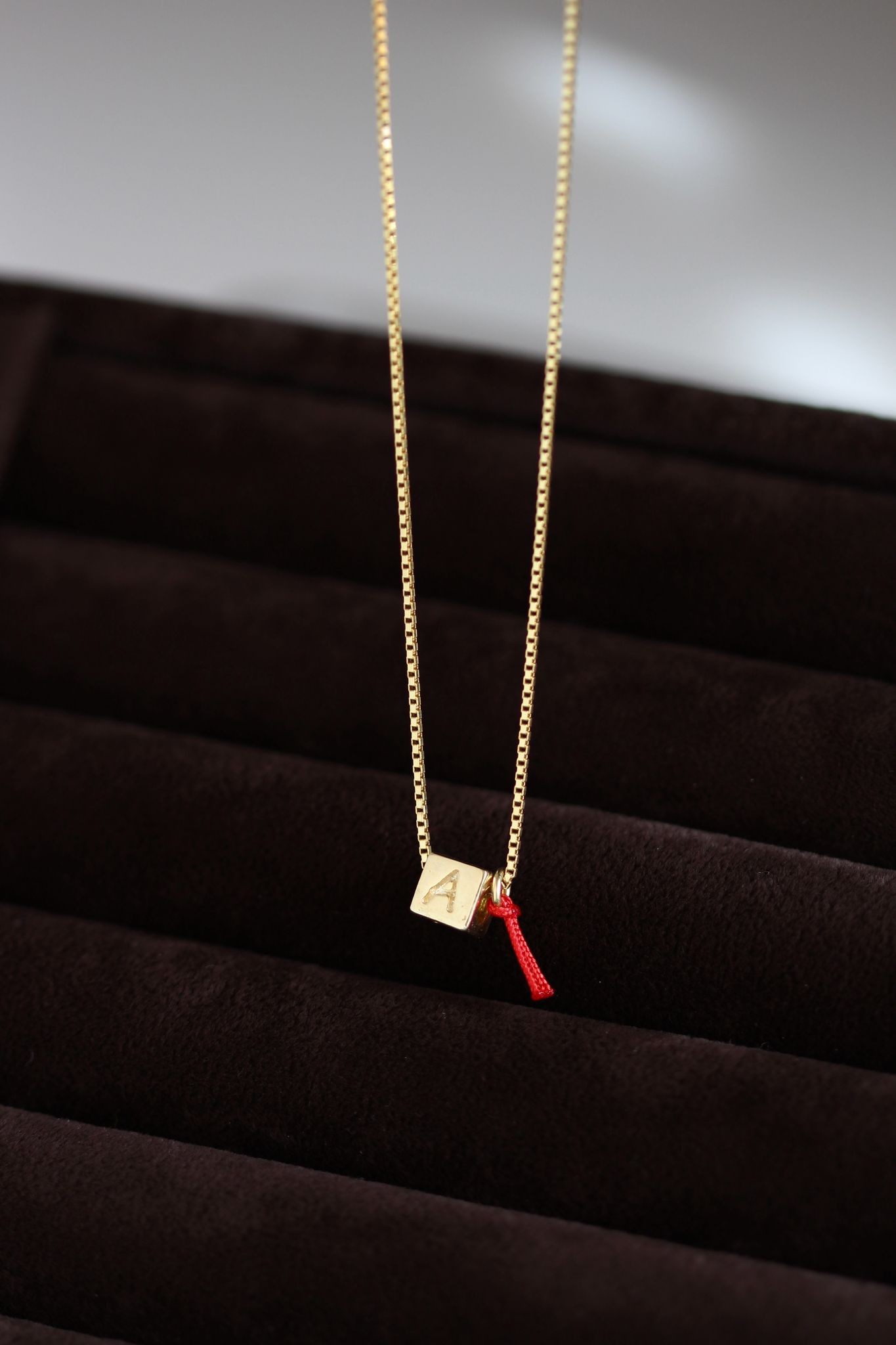 Minimal Collarbone Letter Necklace | 925 Silver