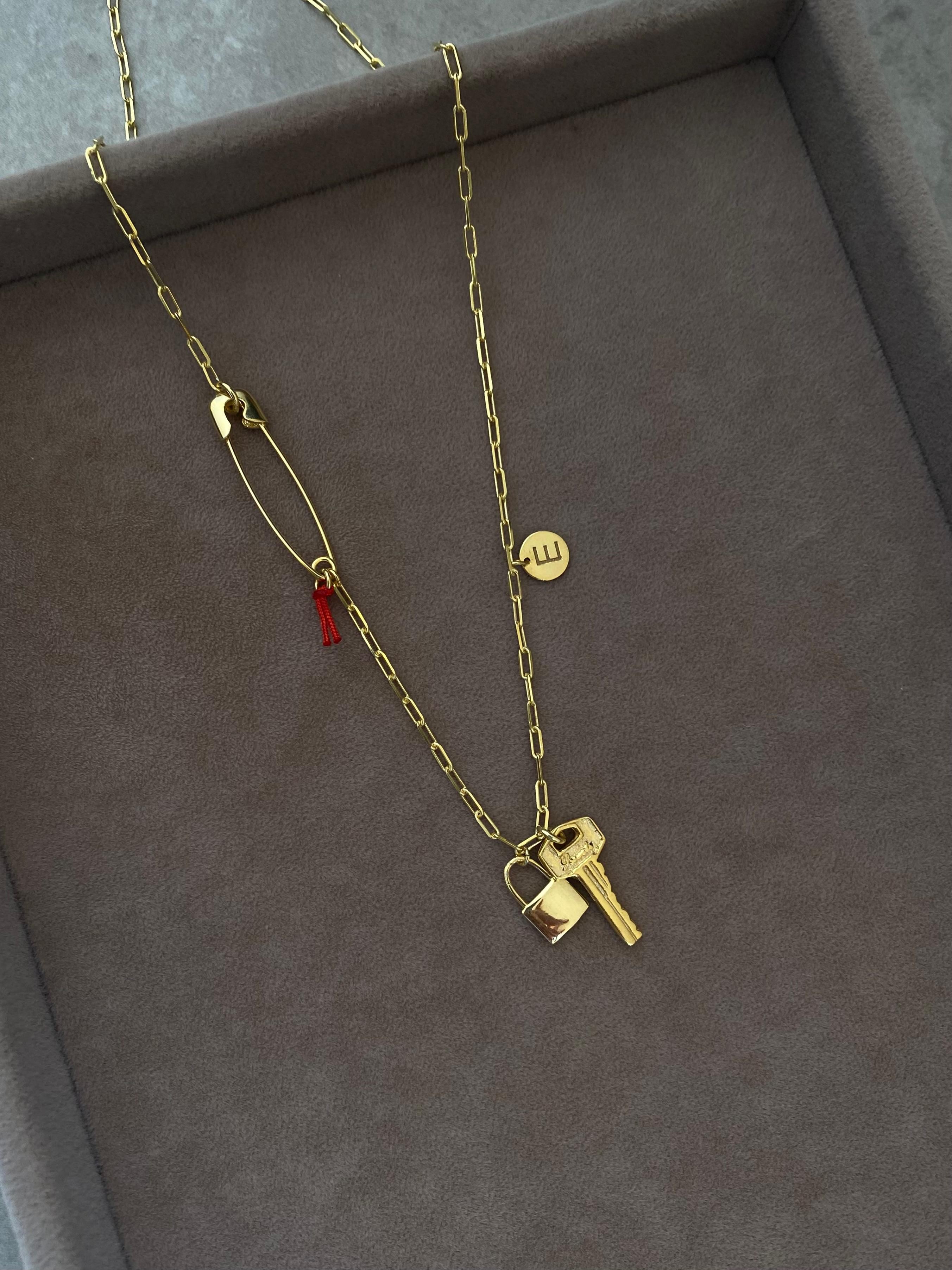 Personalized Three Dimensional Charm Plate Necklace | 925 Silver