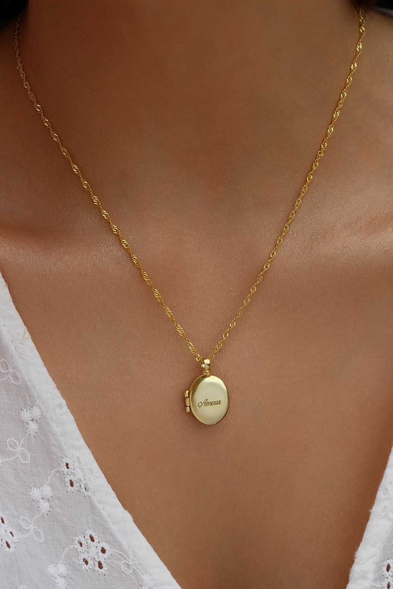 Personalized Capped Heart Necklace I 925 Silver