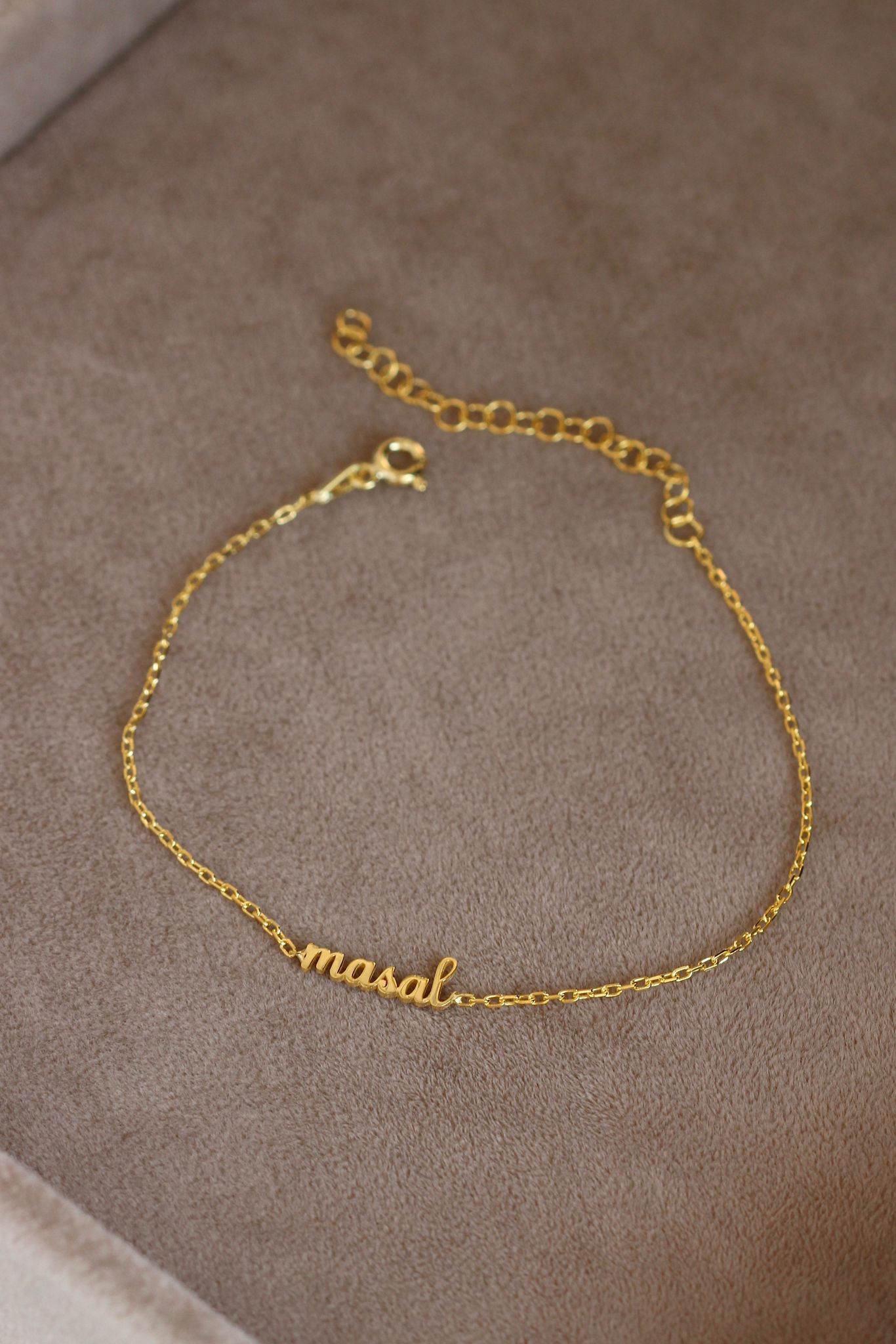 Minimal İsim Bileklik I 925 Gümüş