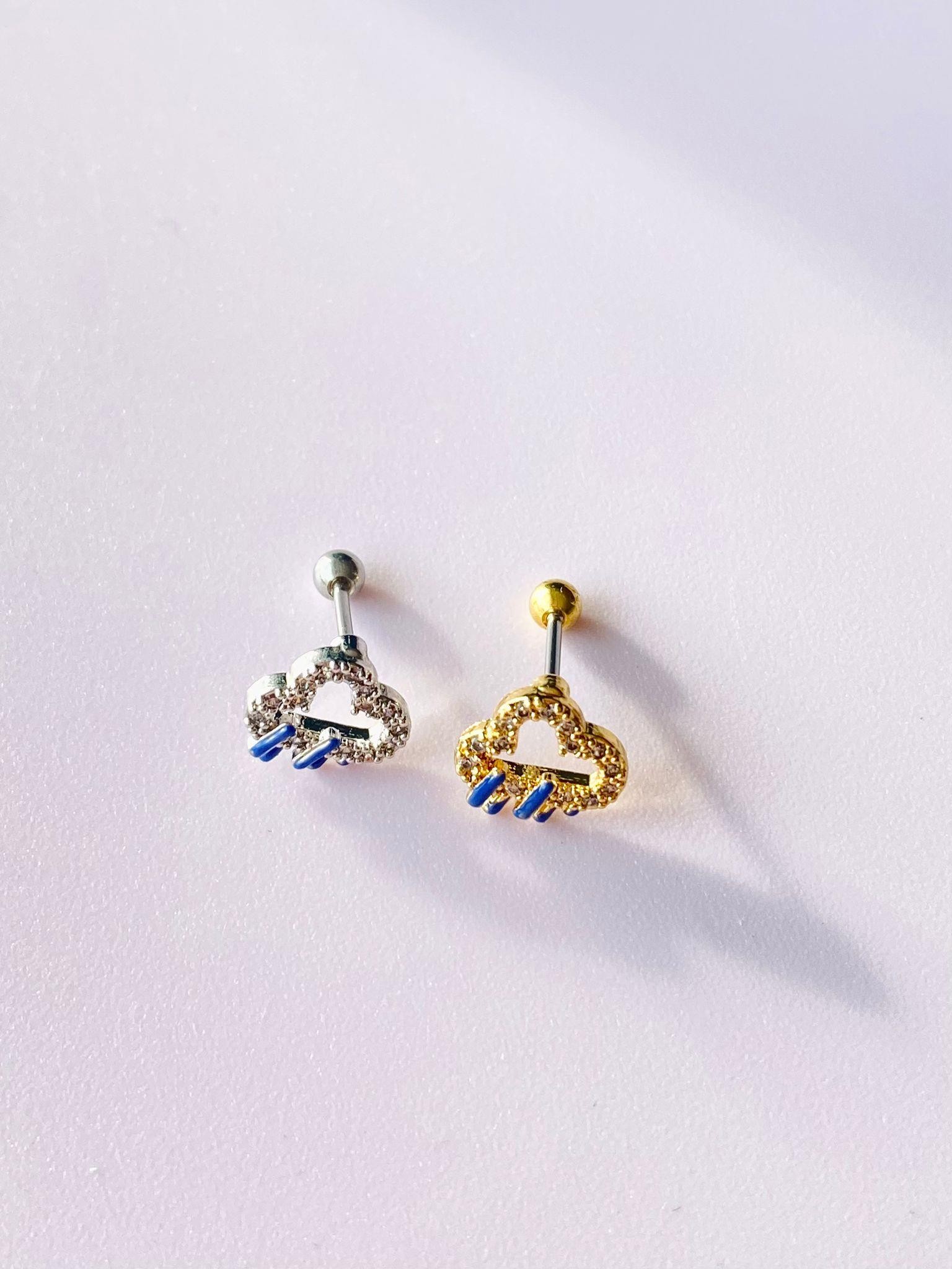 Yağmurlu Bulut Piercing I Cerrahi Çelik