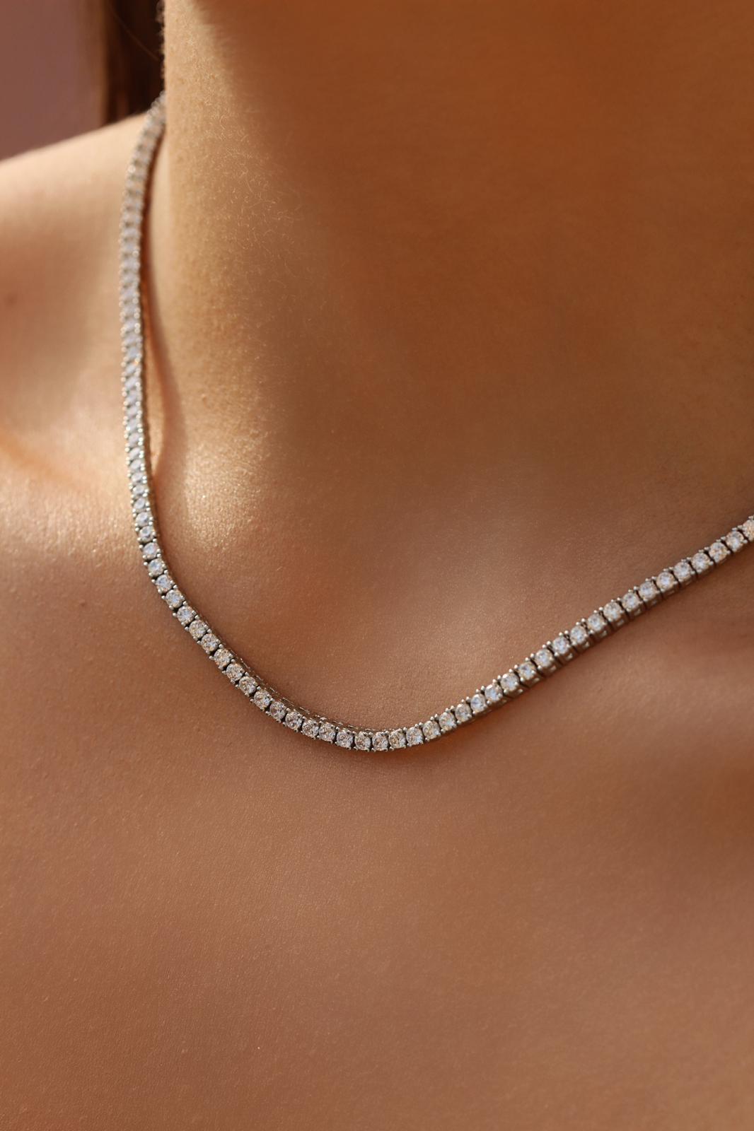 Su Yolu Kolye 2 mm | 925 Gümüş