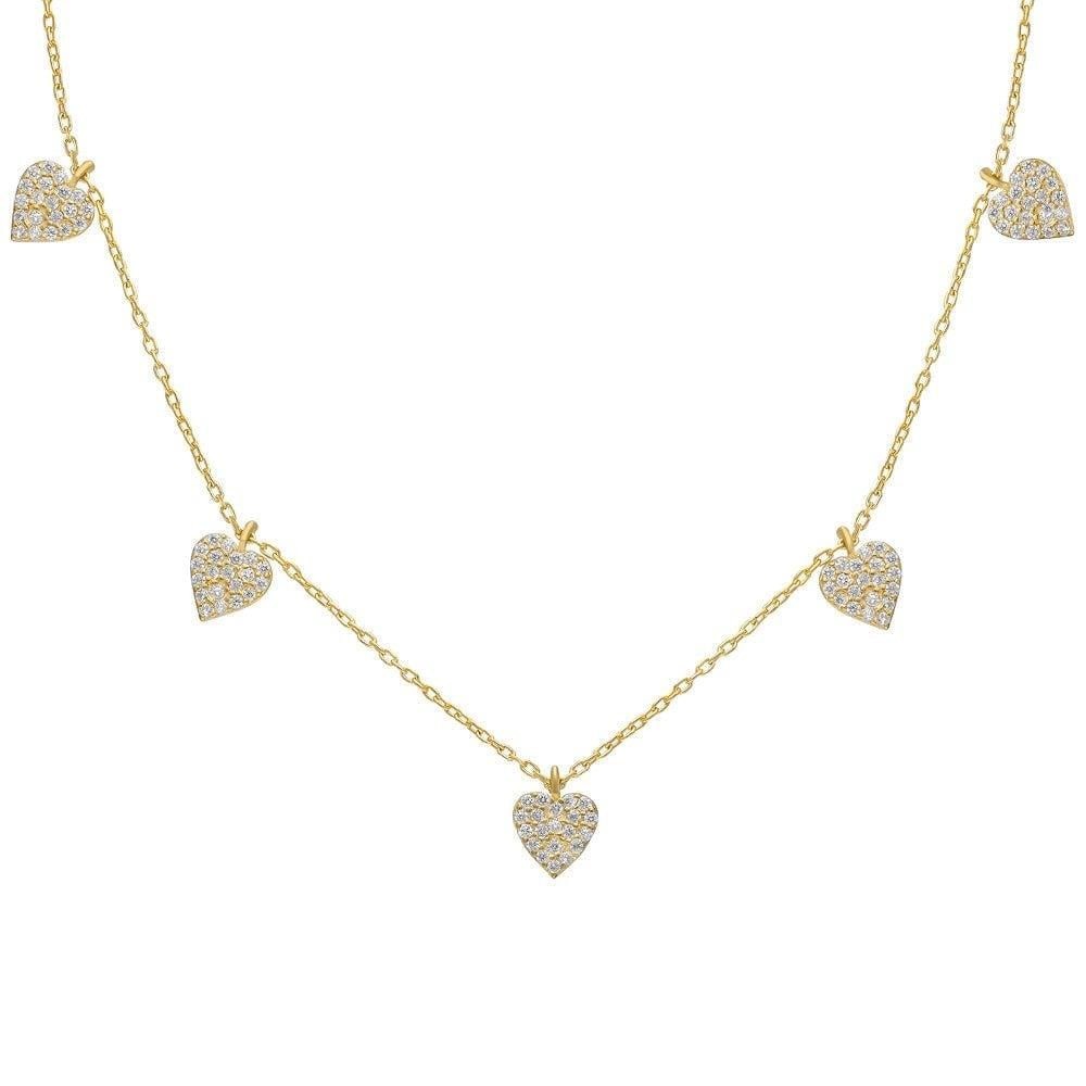 Heart Choker Necklace | 925 Silver