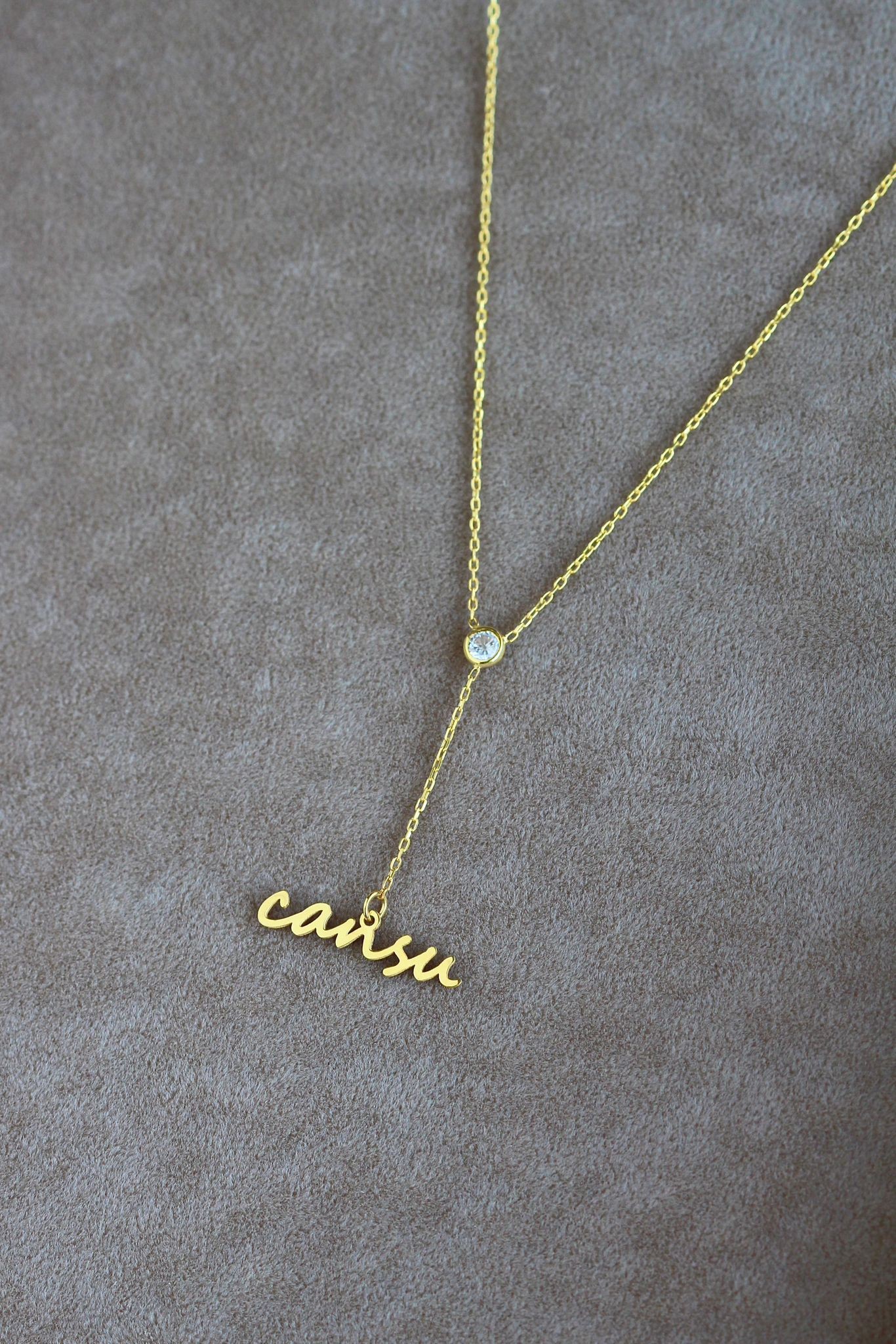 Butterfly Name Necklace | 925 Silver