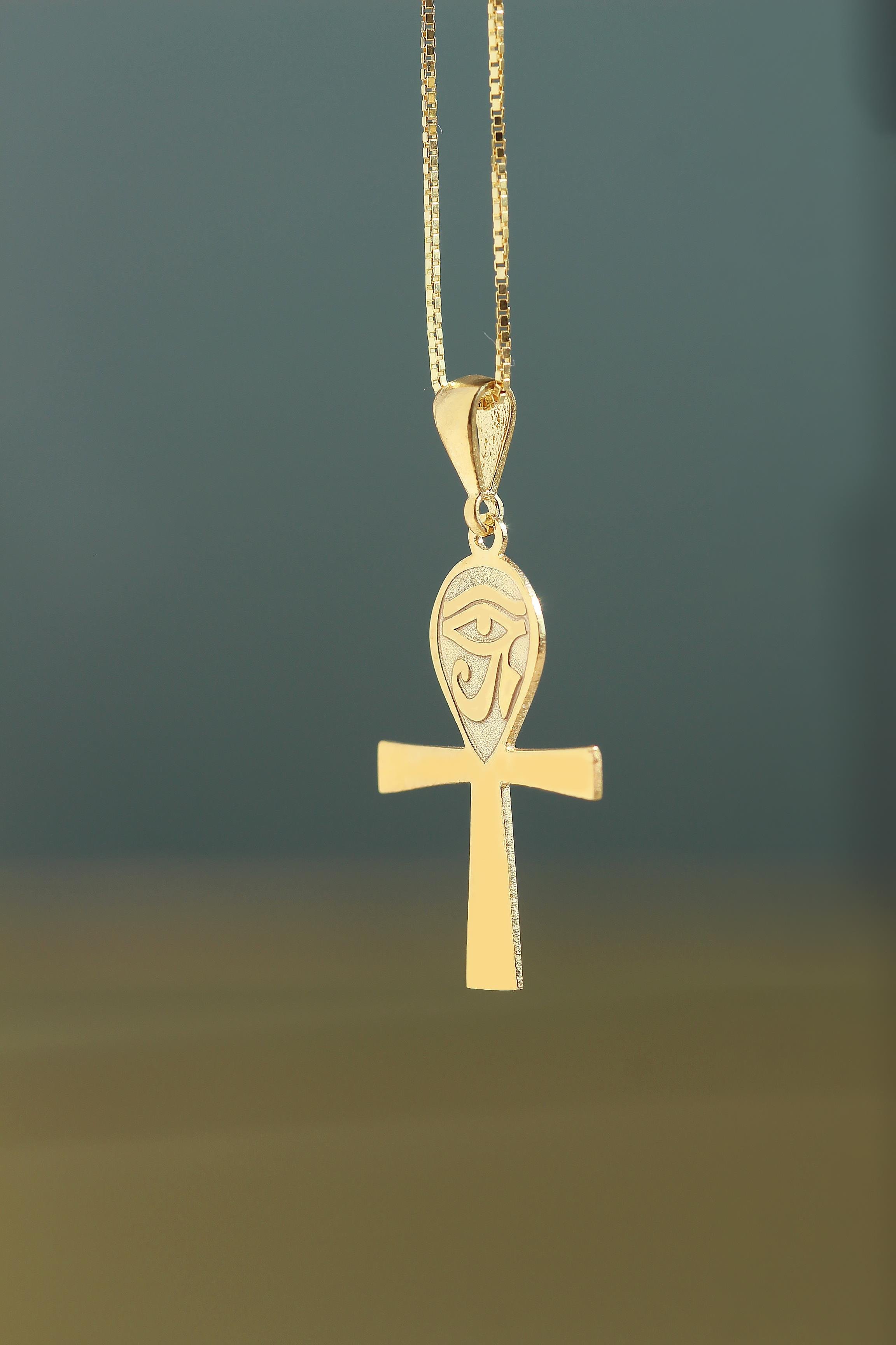 Ra Ankh Anahtarı Kolye | 925 Gümüş