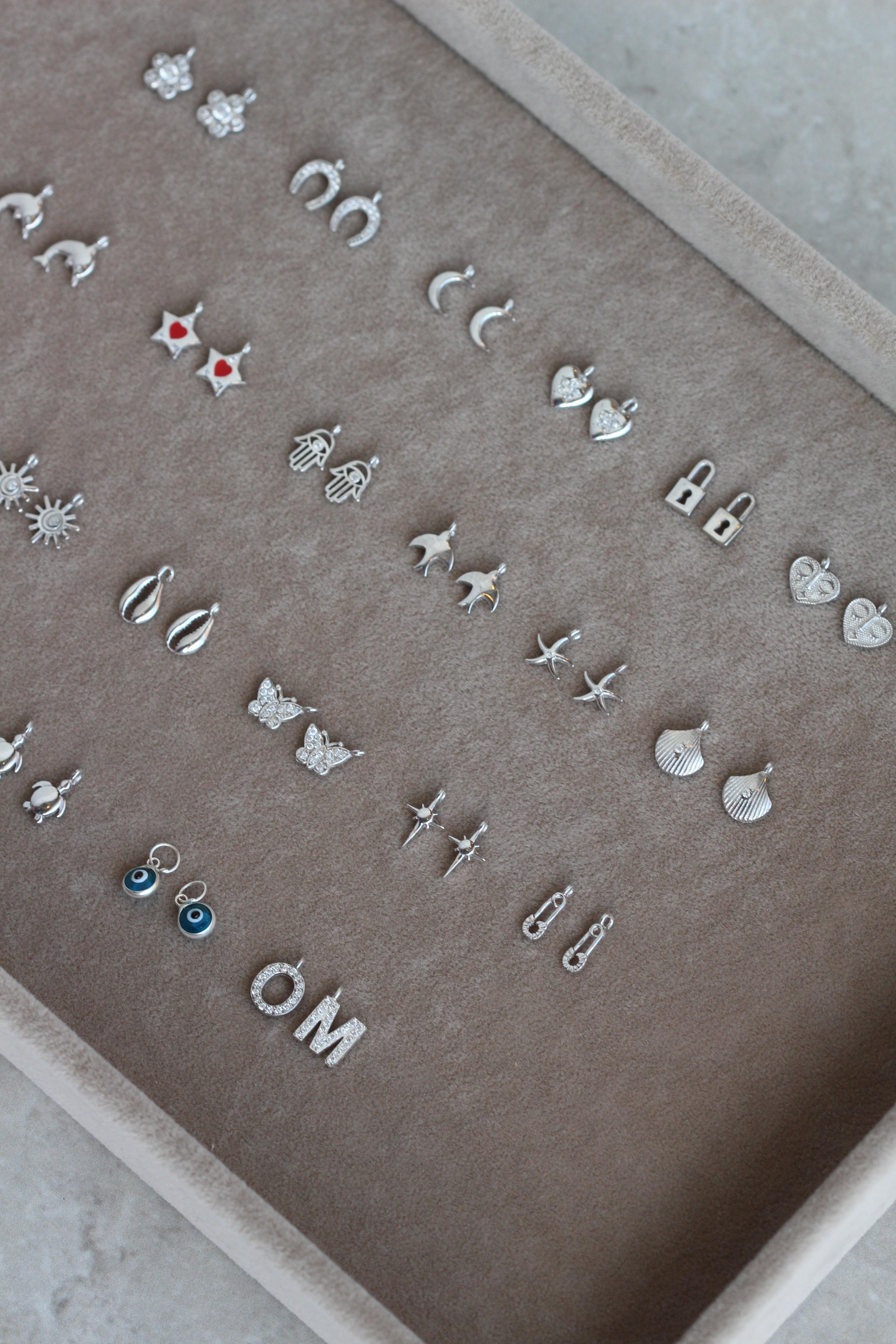 Kişiye Özel Üç Boyutlu Charm Bileklik Silver | 925 Gümüş