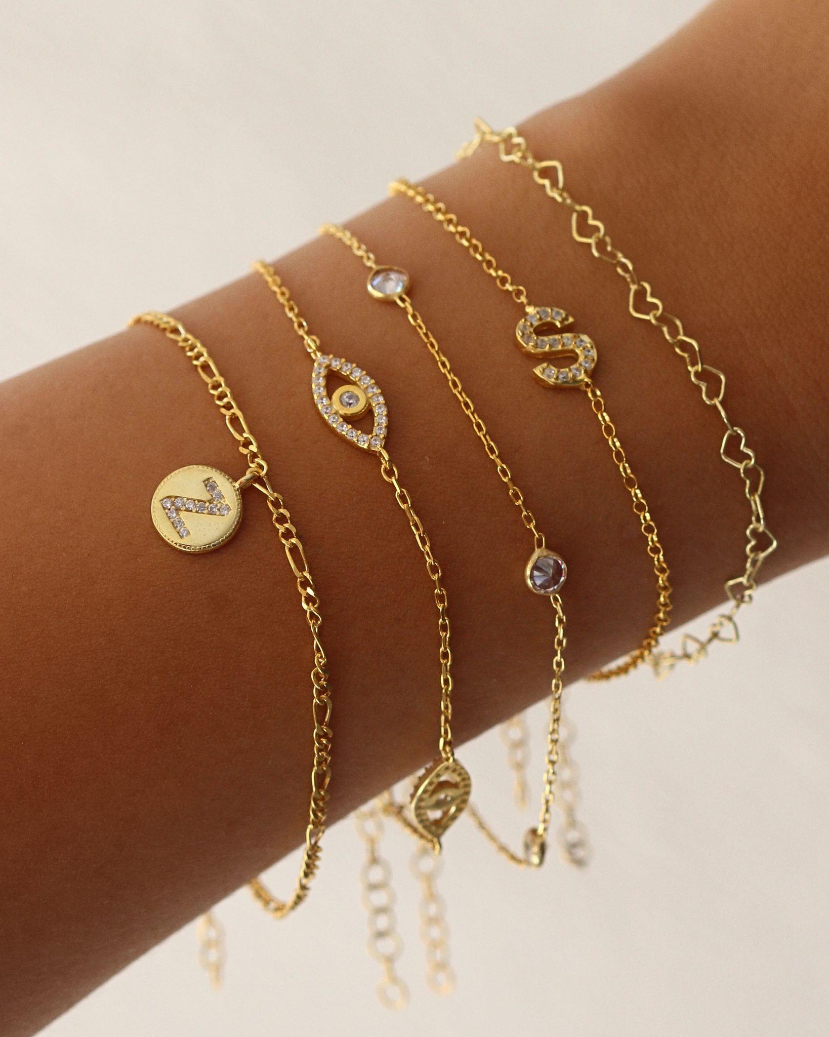 Göz Charm Bileklik | 925 Gümüş