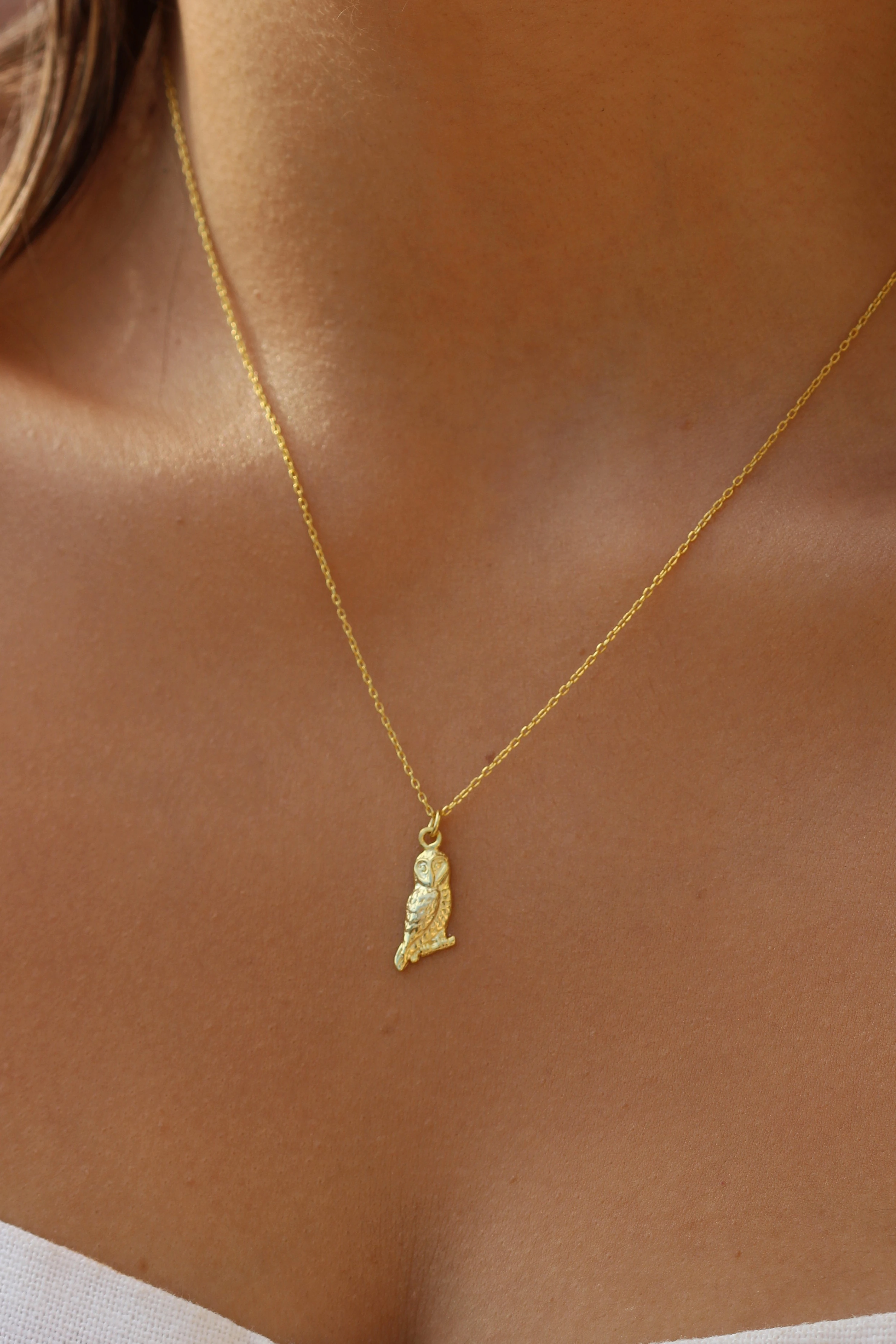 Baykuş Kolye | 925 Gümüş