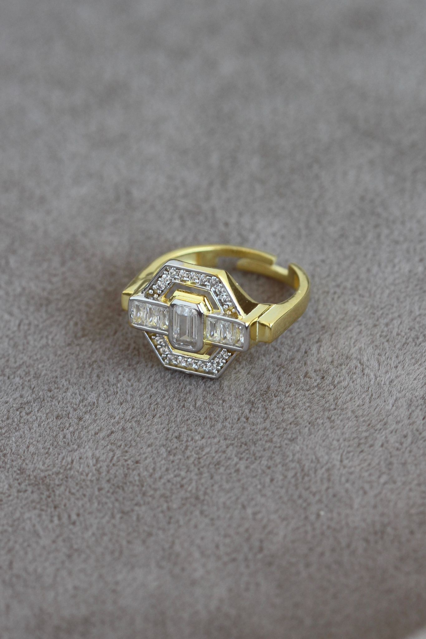 Vintage Natural Stone Eye Ring | 925 Silver
