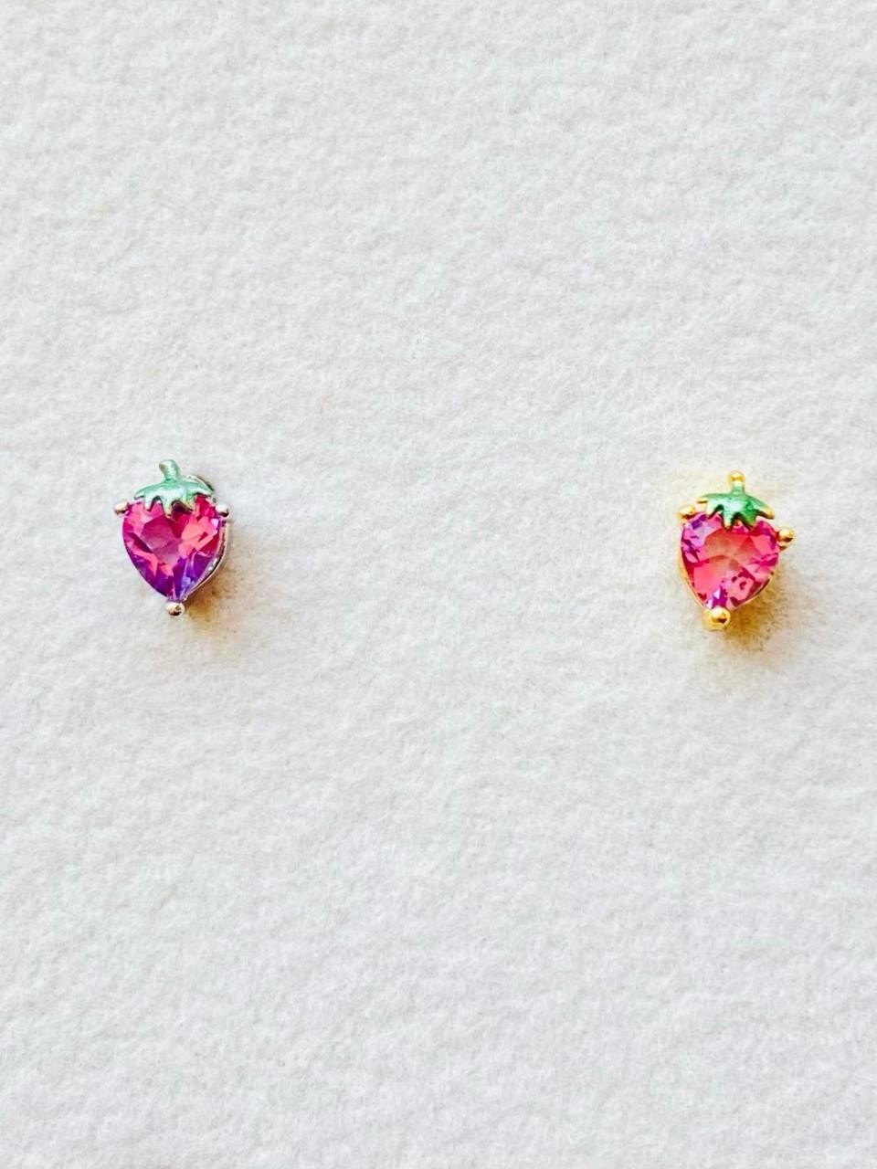 Purple Strawberry Piercing | Surgical Steel