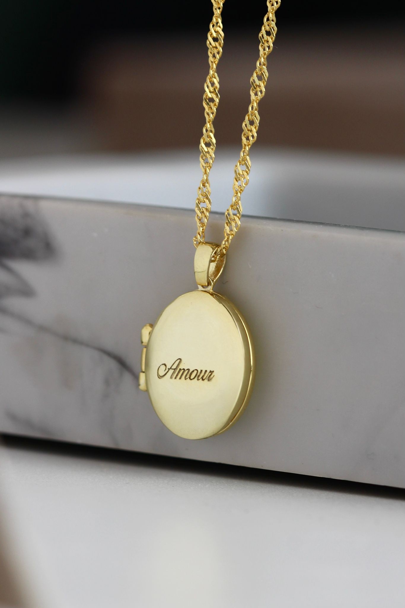 Personalized Capped Heart Necklace I 925 Silver