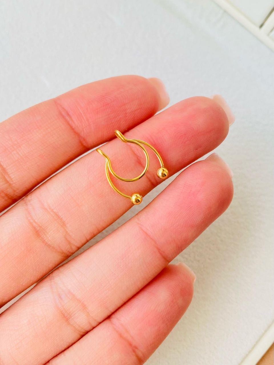 Sıkıştırmalı Septum Piercing | Cerrahi Çelik