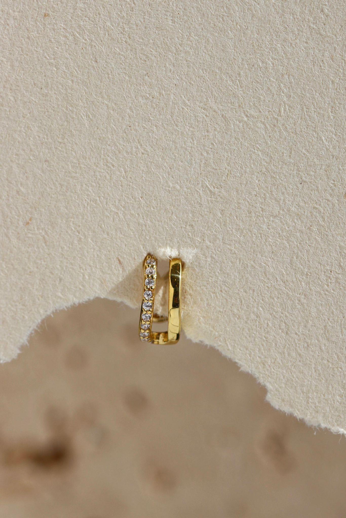 Zirkon Taş Detaylı Earcuff I 925 Gümüş