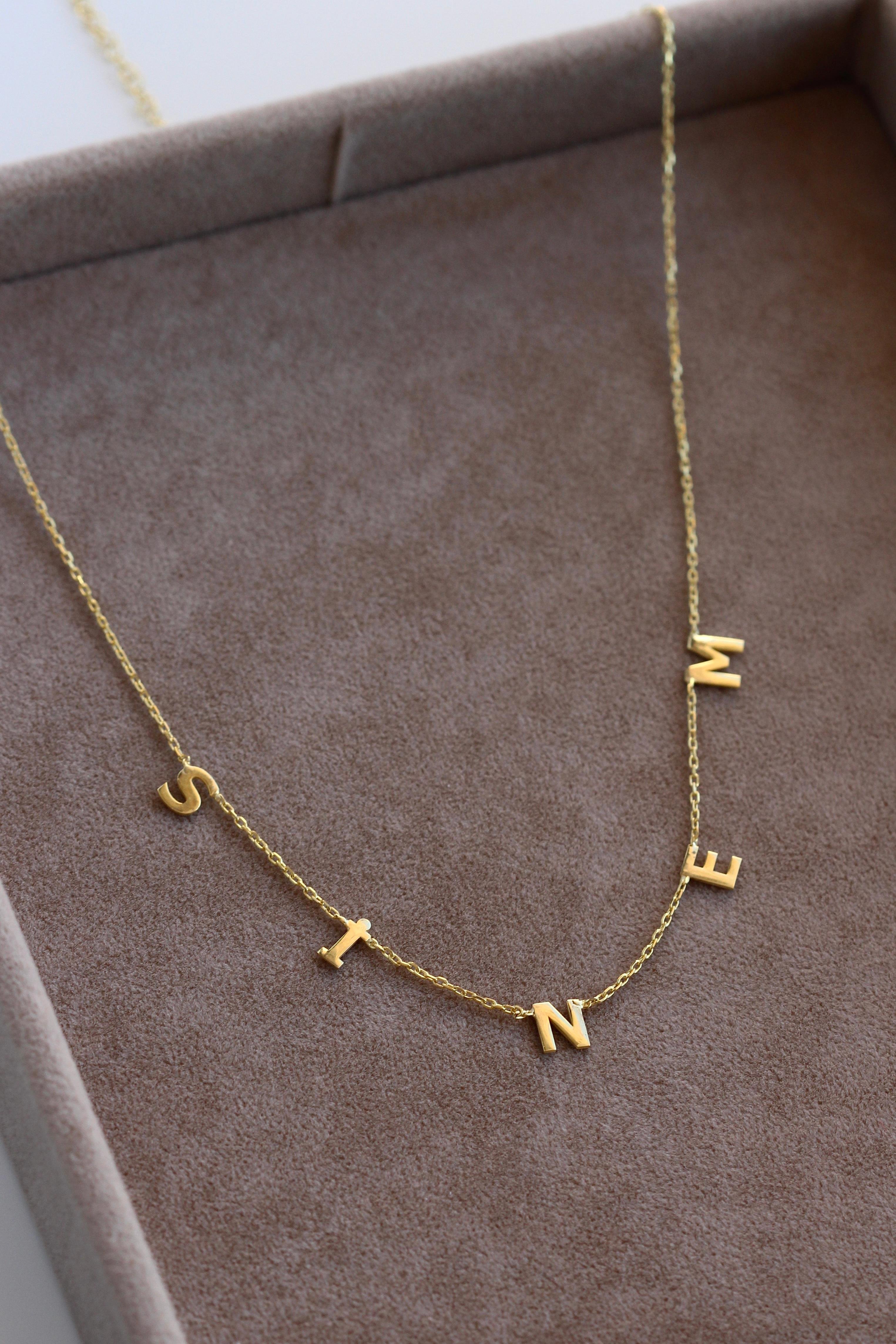 Butterfly Name Necklace | 925 Silver