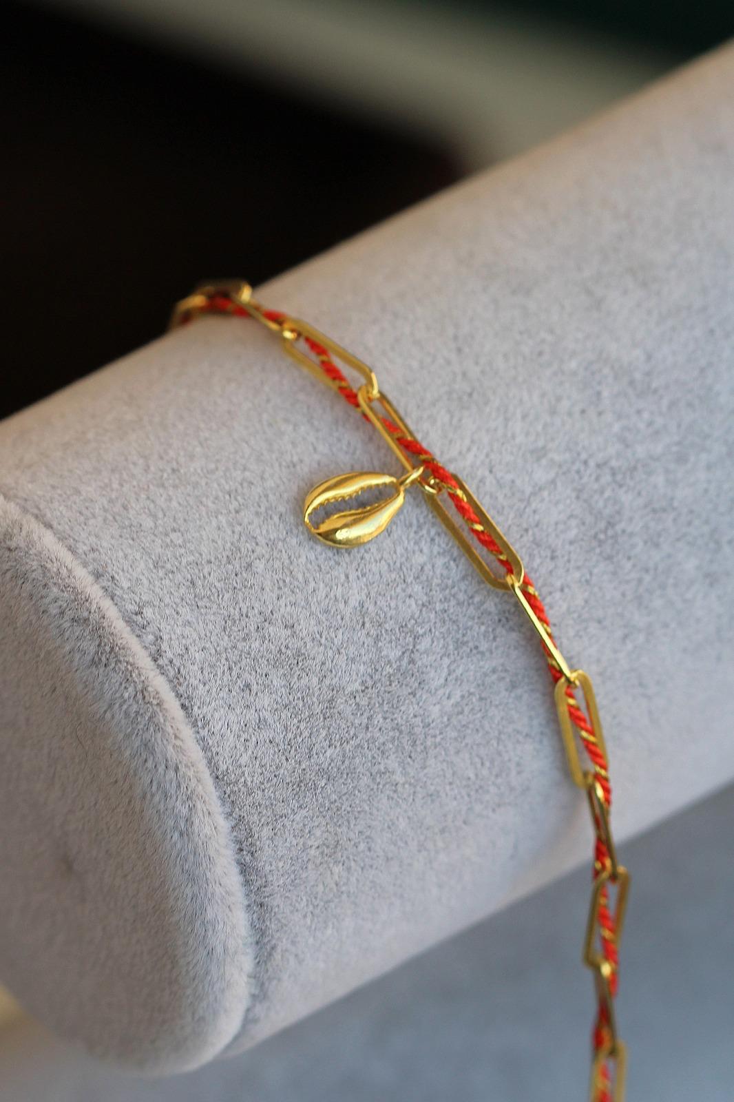 Kişiye Özel Kırmızı İpli Charm Bileklik| 925 Gümüş