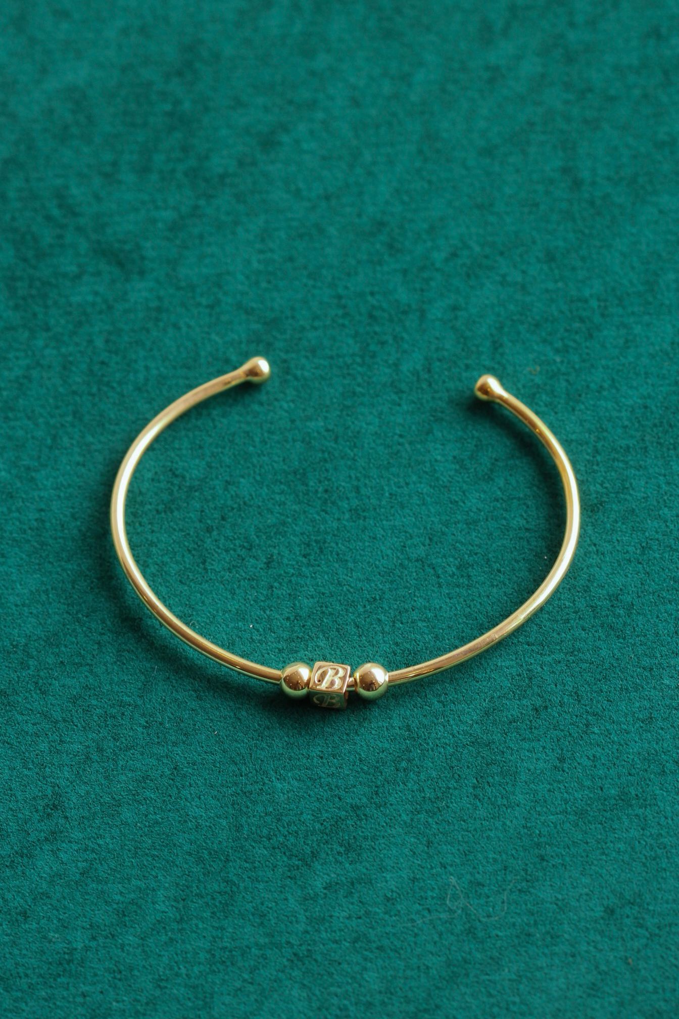 Küp Harf Bileklik | 925 Gümüş