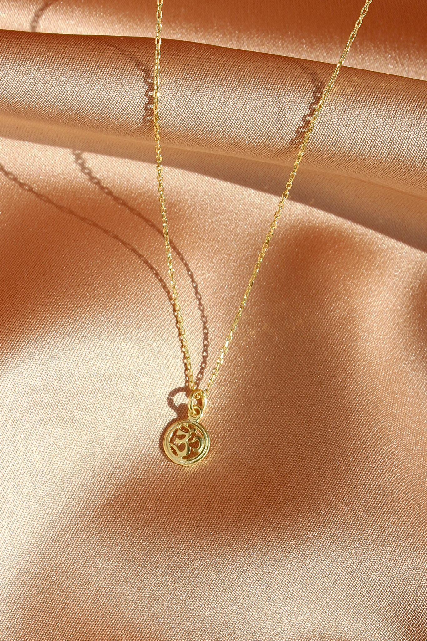 Om Symbol Chakra Necklace | 925 Silver